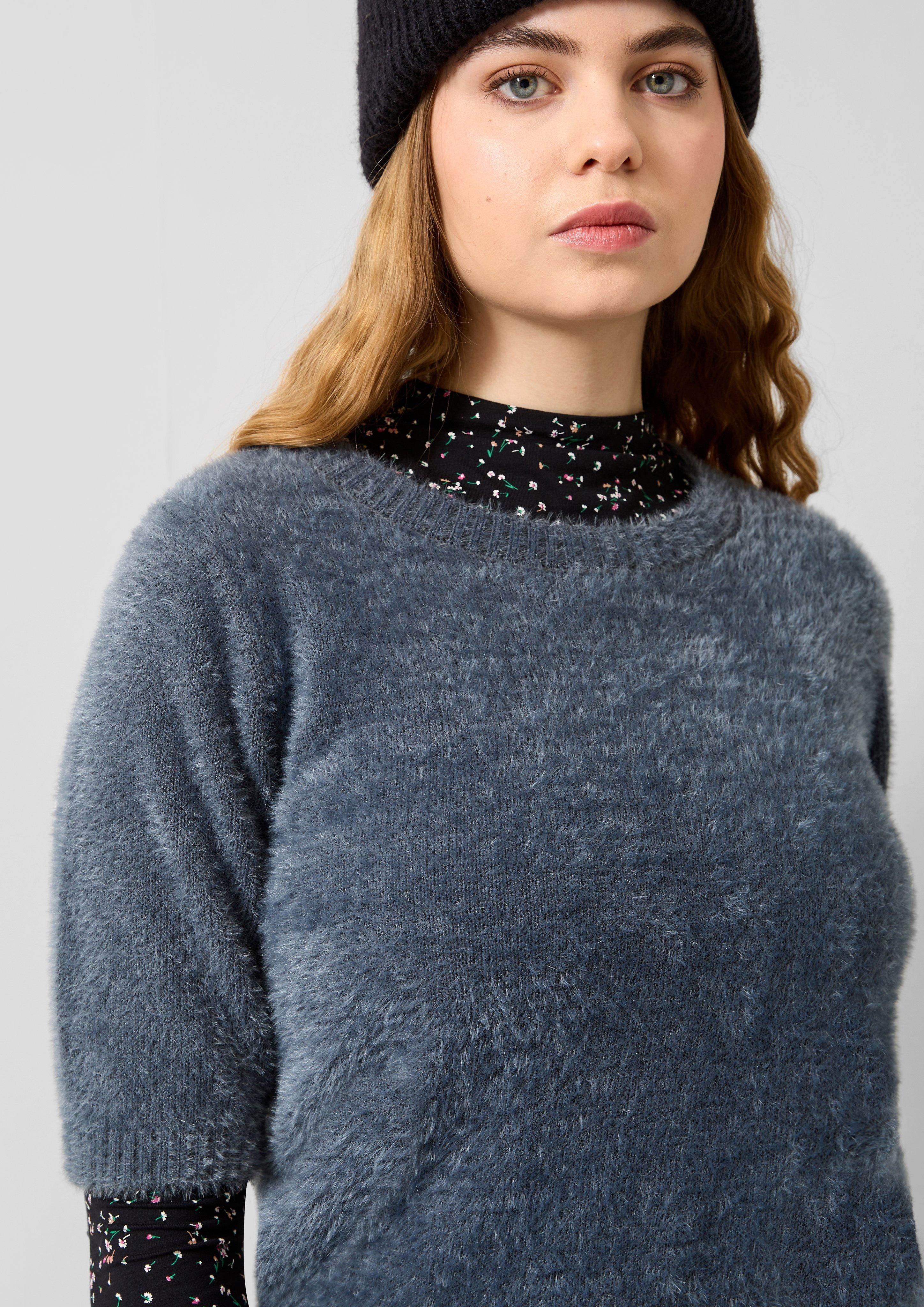 Damen Strickpullover in grau von QS