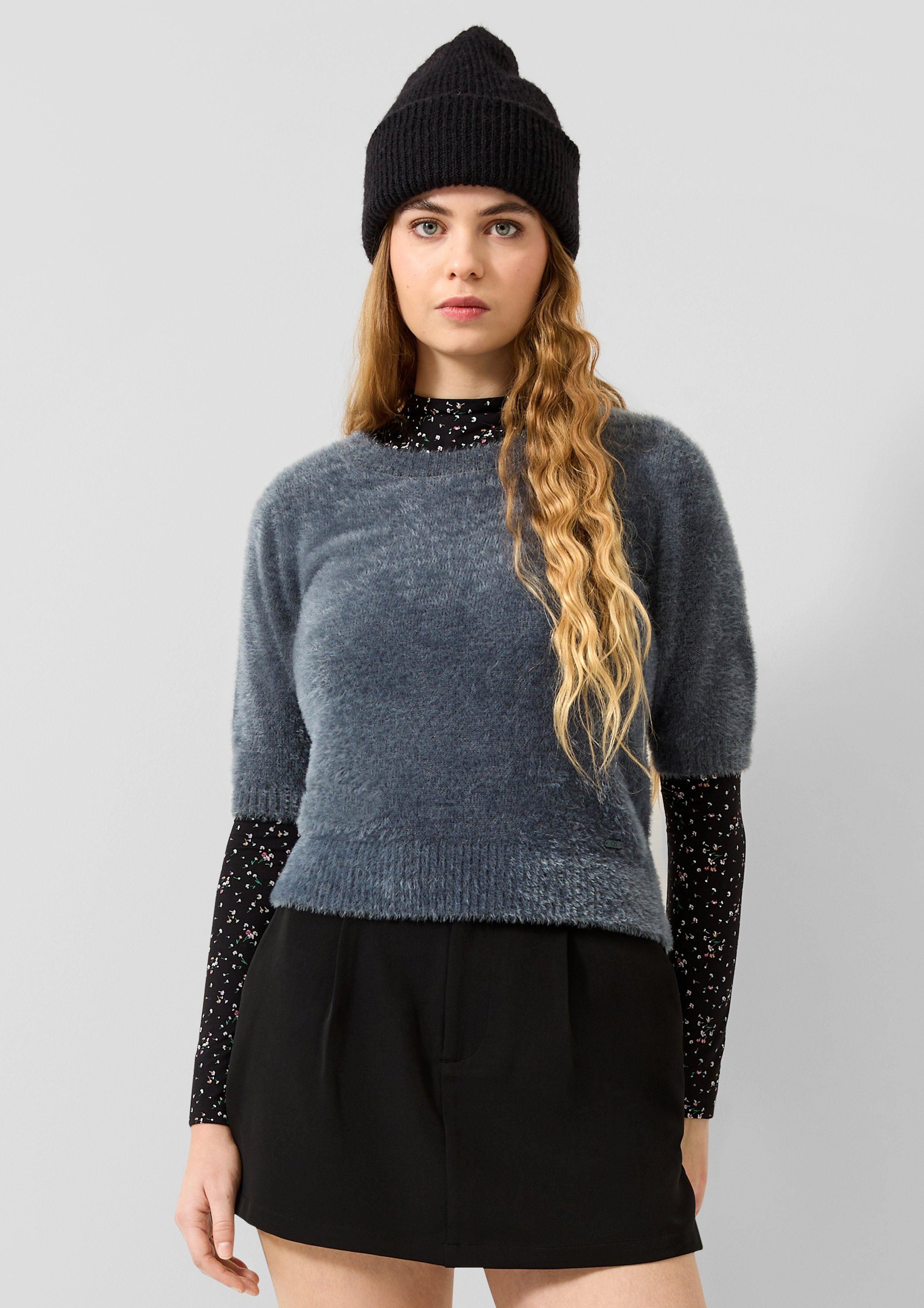 Damen Strickpullover in grau von QS