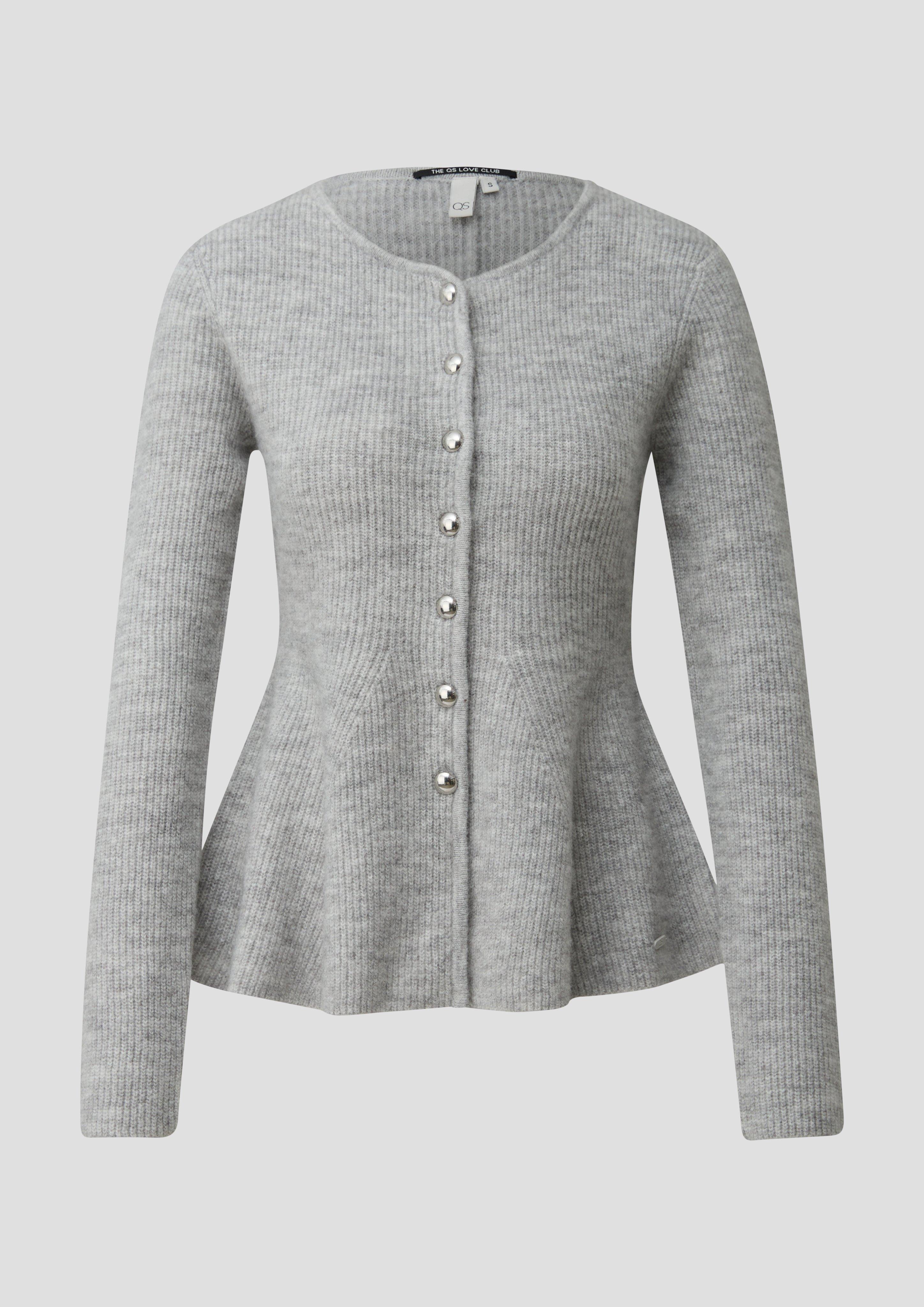 Damen Strickjacke in grau von QS