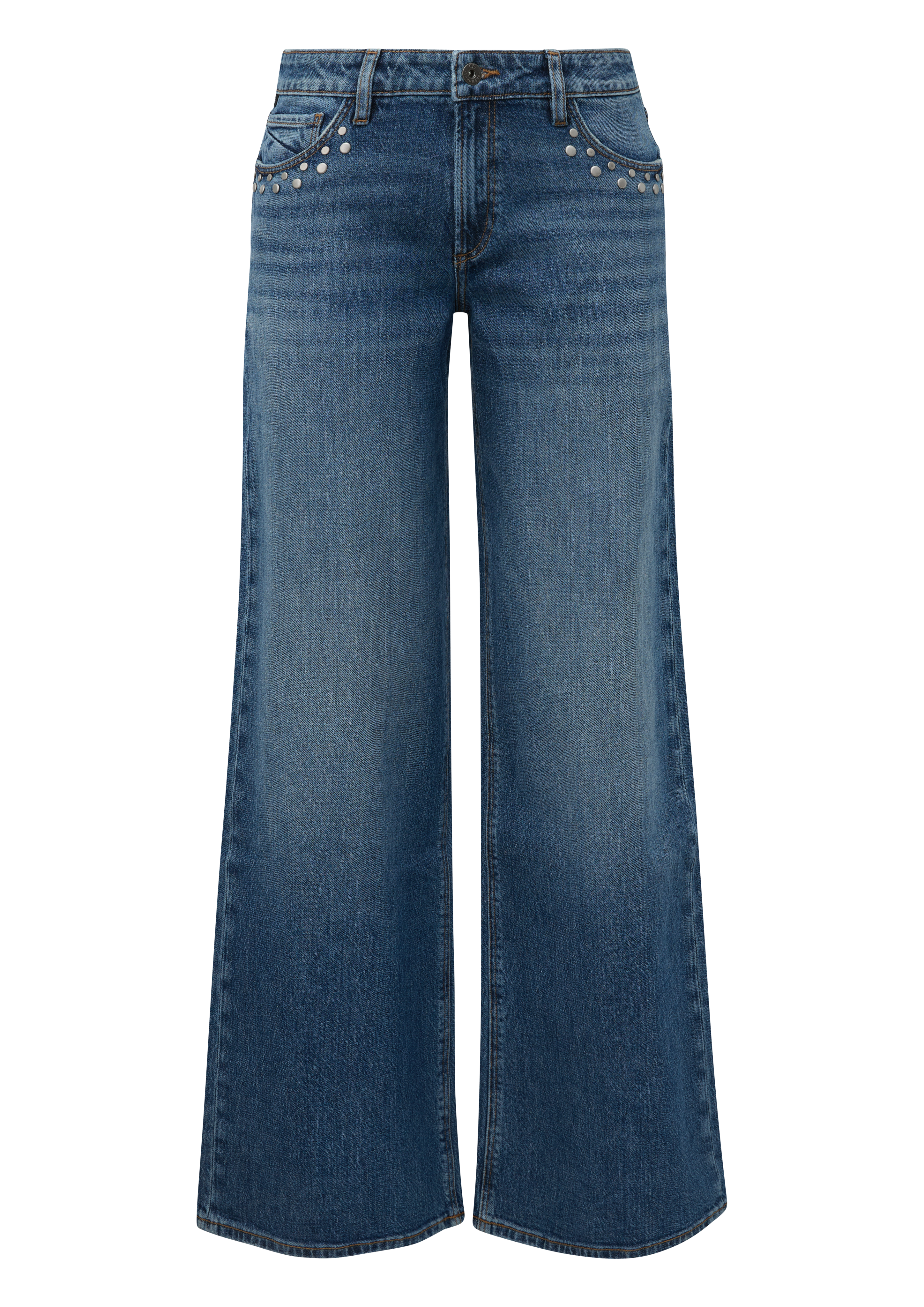 Dames Jeans broek in blauw van QS