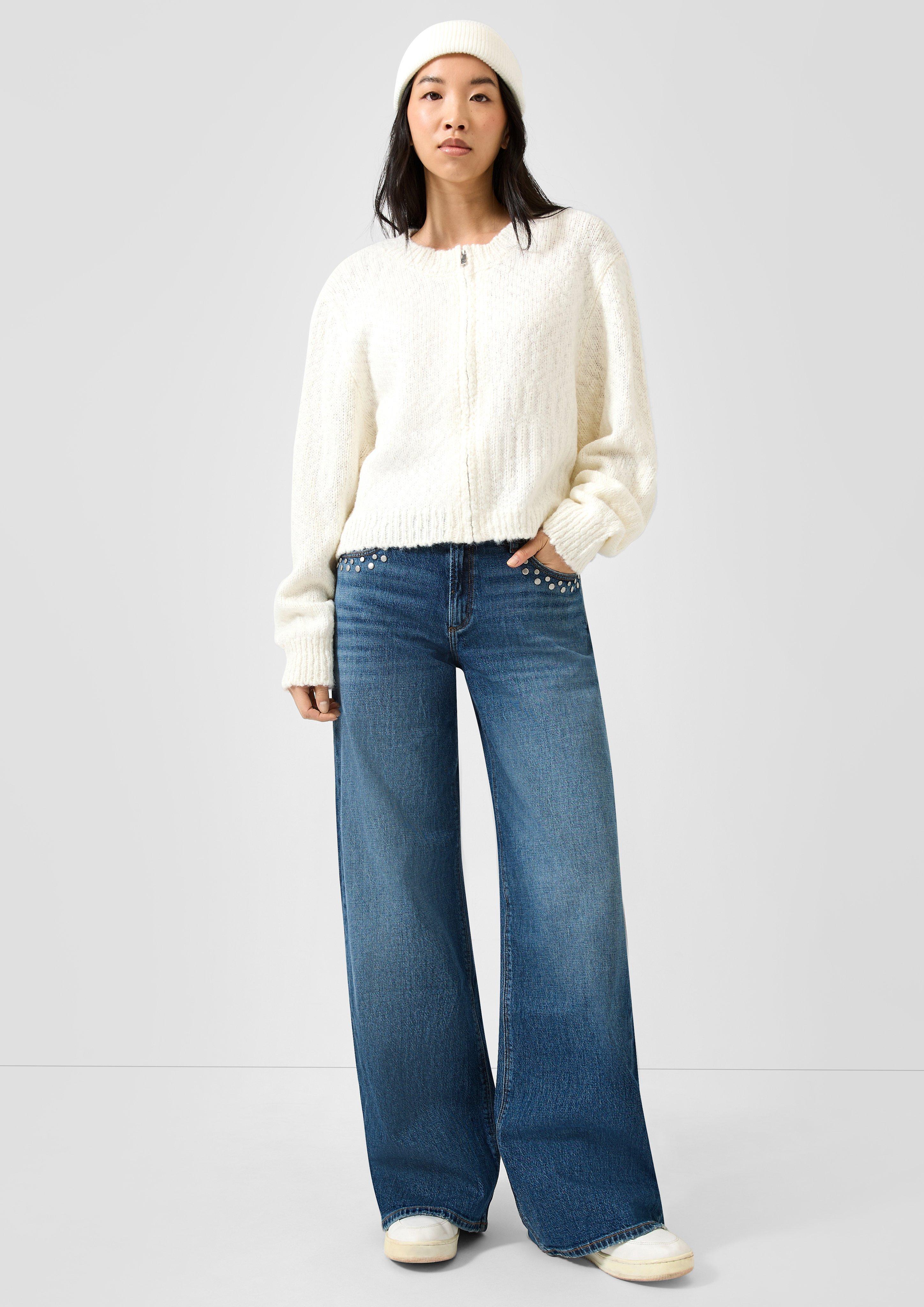 Jeans broek in blauw van QS