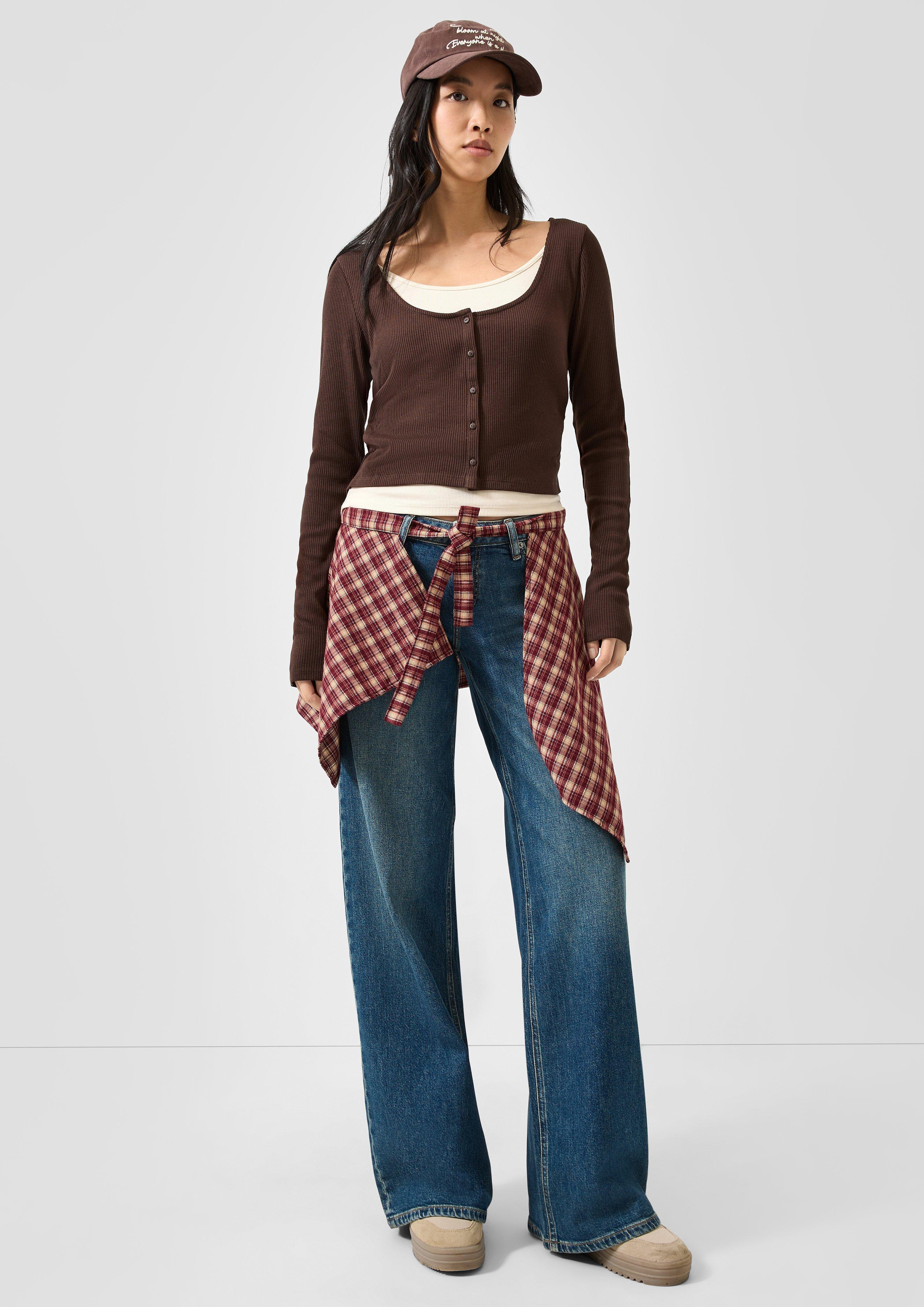 Jeans-Hose in Farbe blau von QS