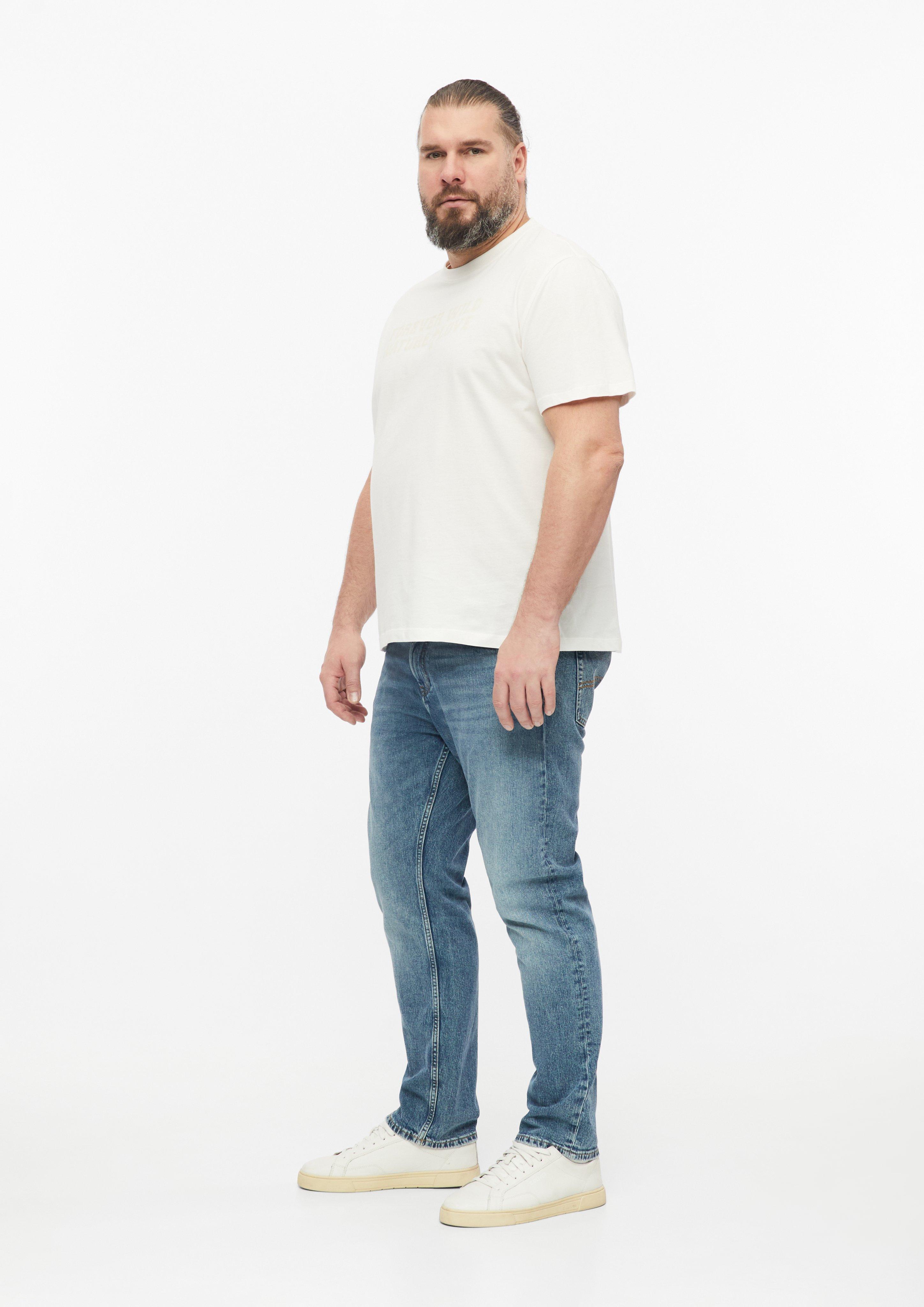 Moški Majica s potiskom spredaj iz 100 % bombaža v barvi bela od s.Oliver Men Big Sizes