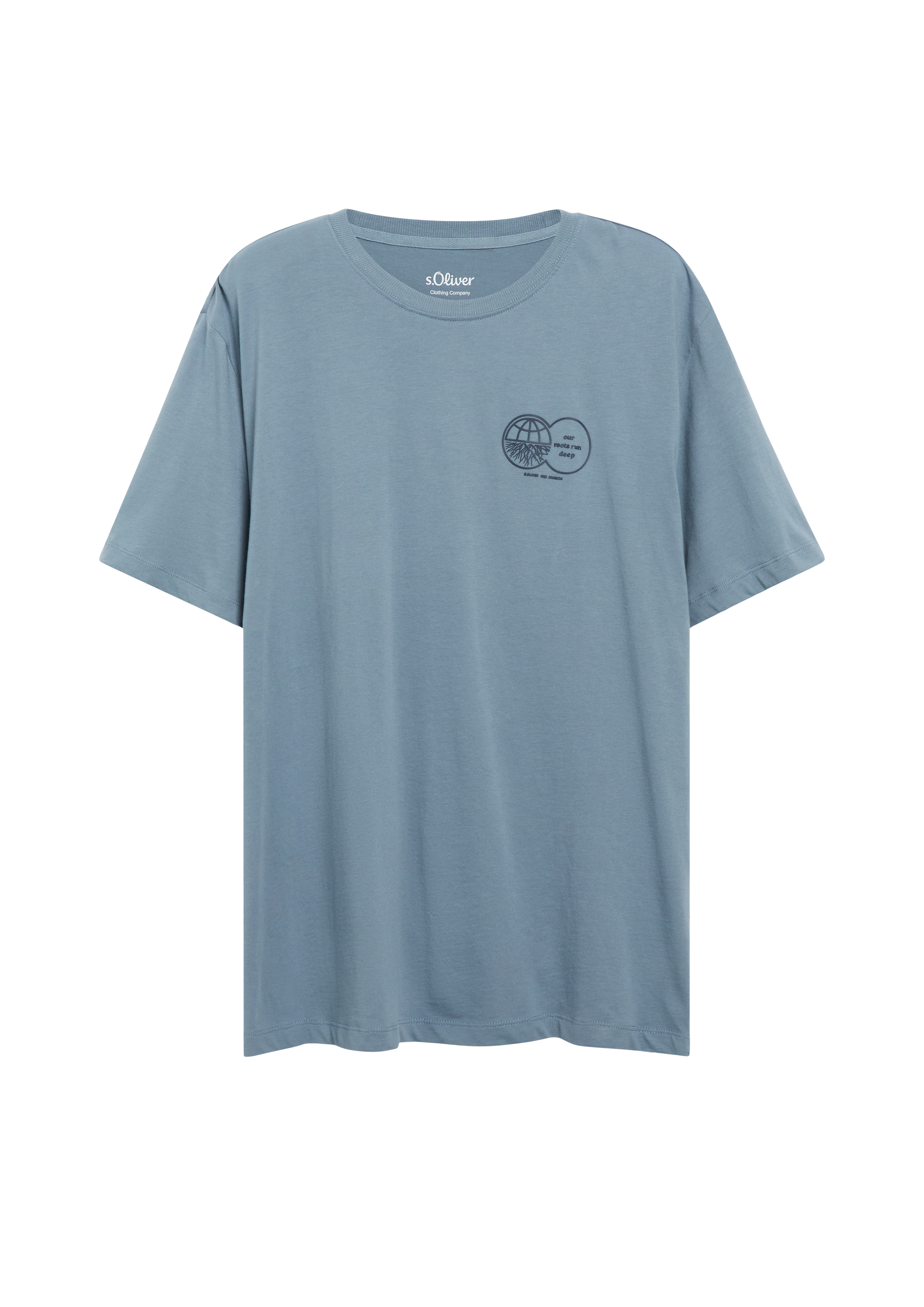 T-shirt met print op de voorkant, gemaakt van 100% katoen