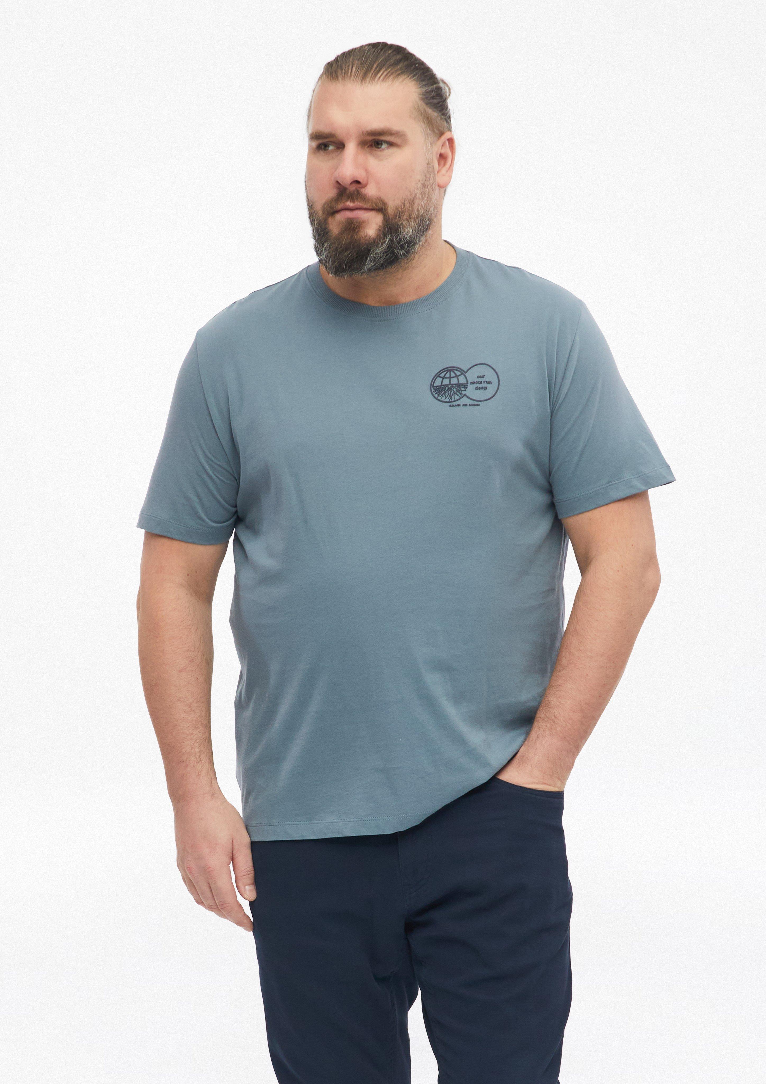 Moški Majica s potiskom spredaj iz 100 % bombaža v barvi modra od s.Oliver Men Big Sizes