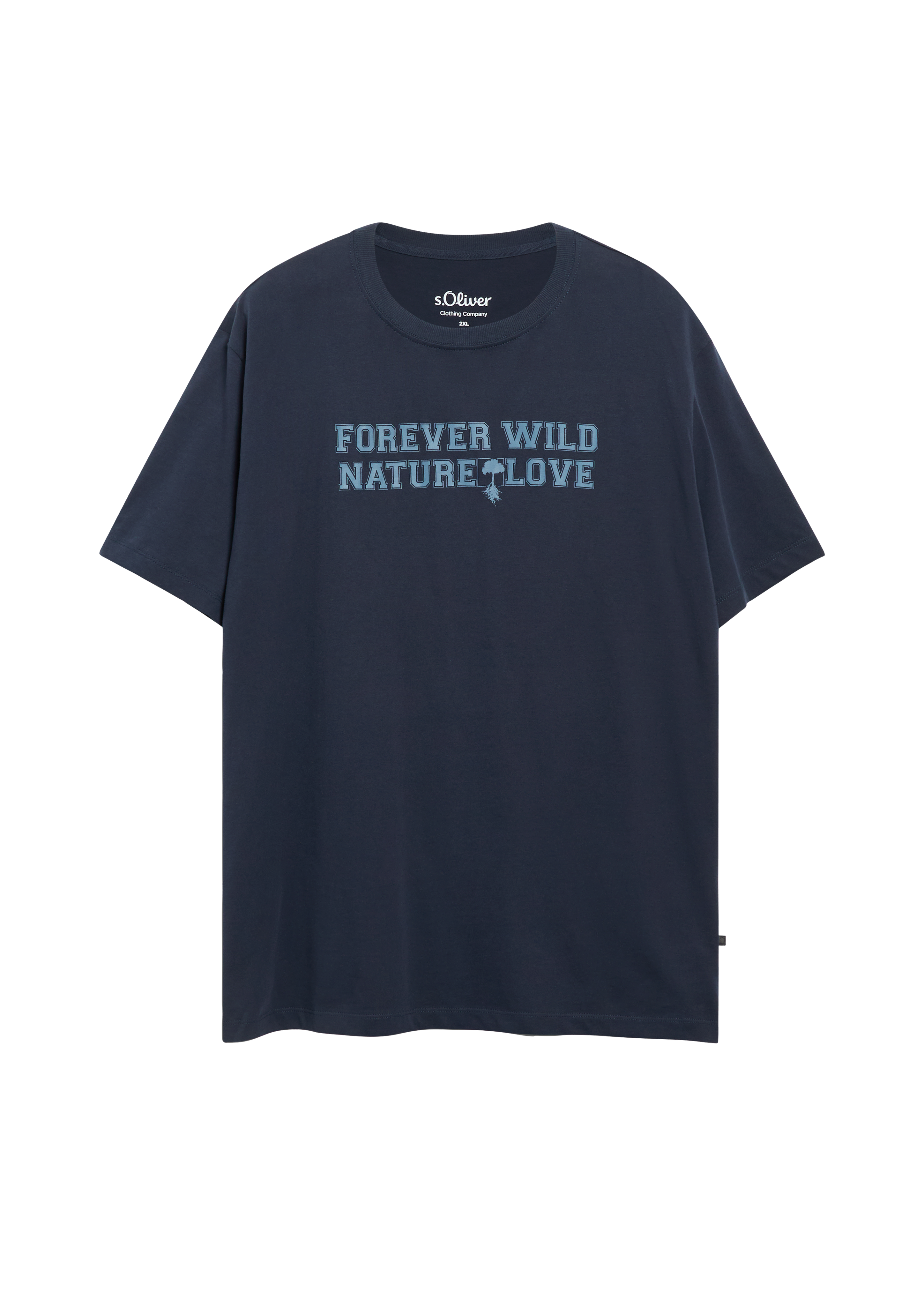 T-shirt met print op de voorkant, gemaakt van 100% katoen