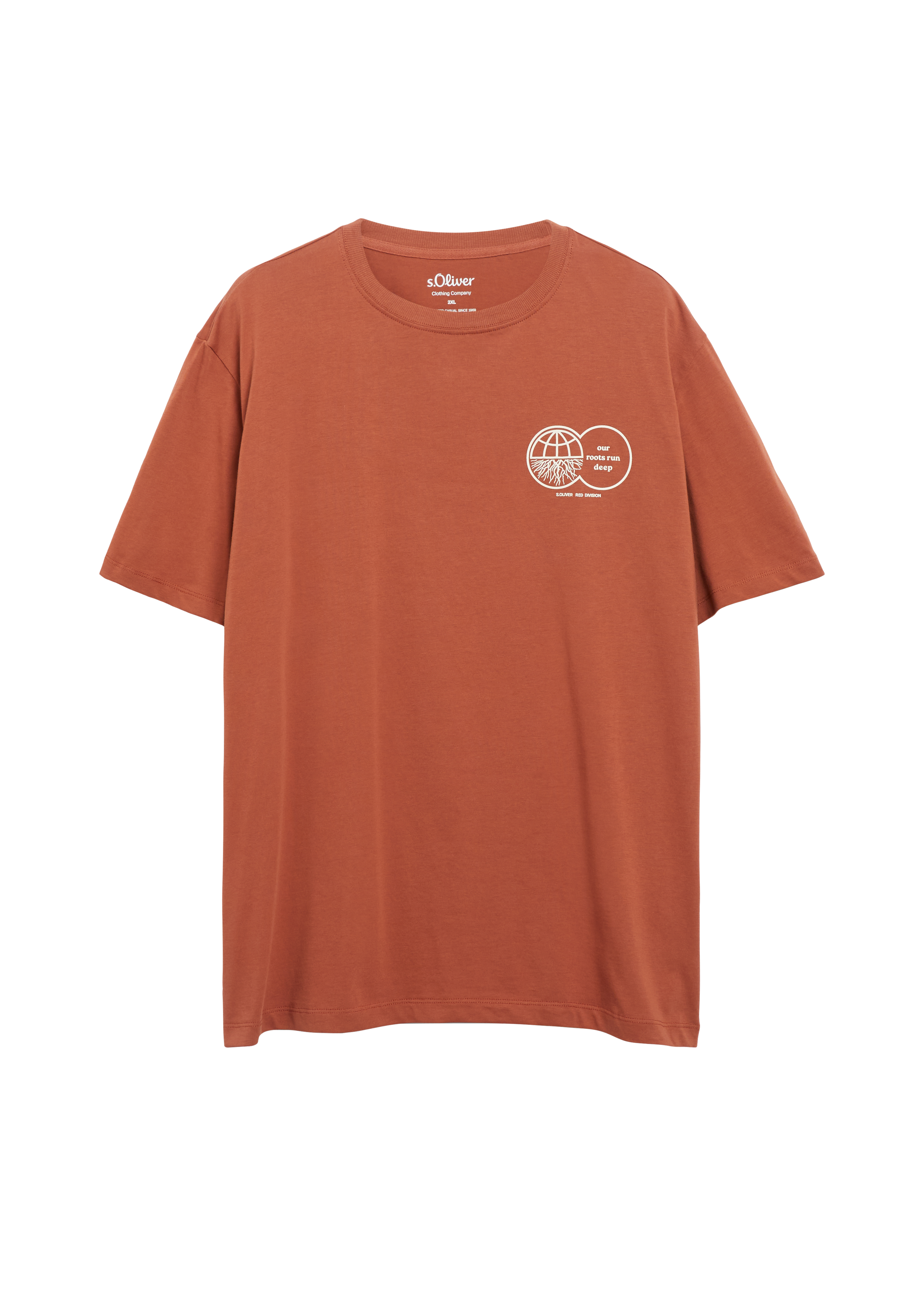 T-shirt met print op de voorkant, gemaakt van 100% katoen