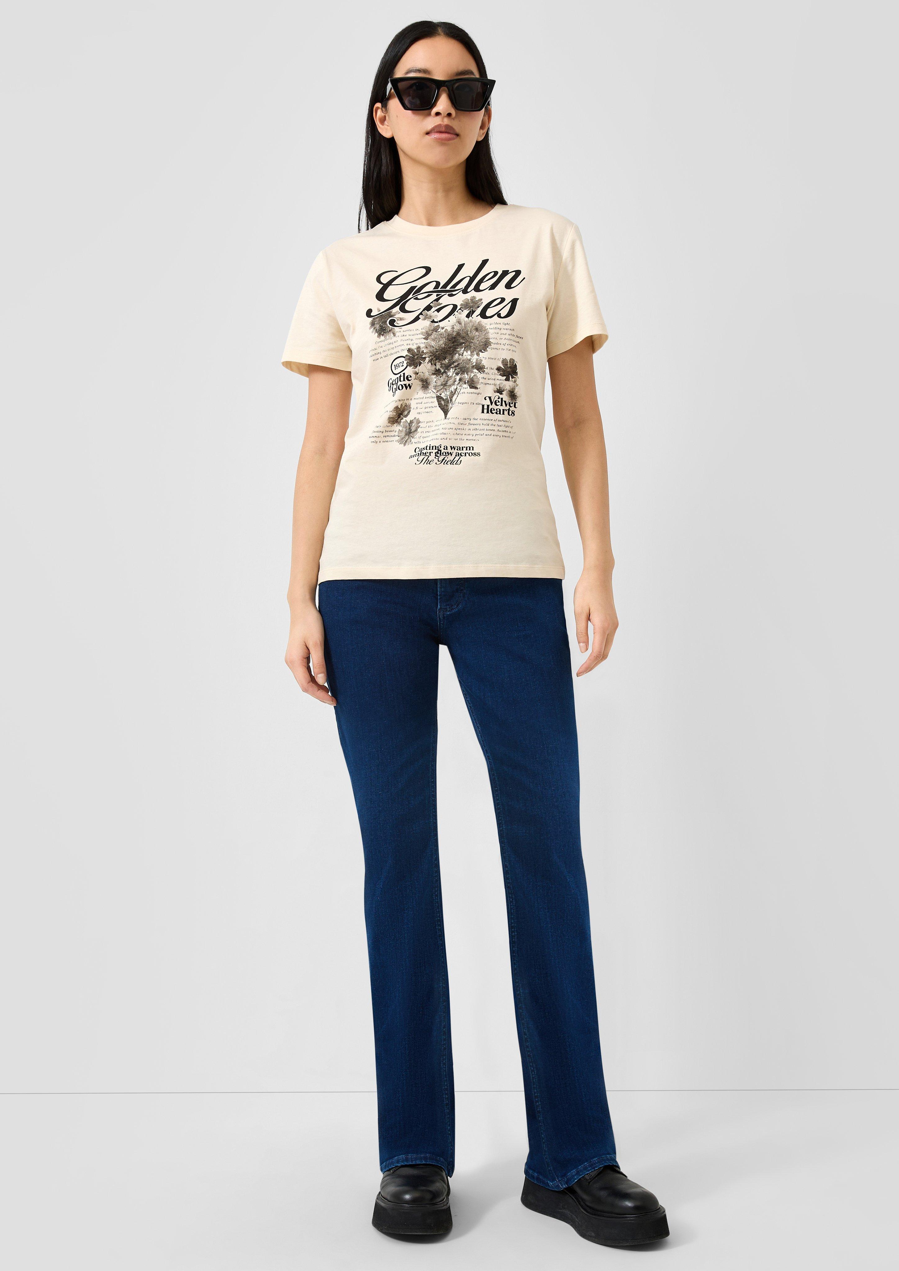Femmes T-shirt en beige de QS
