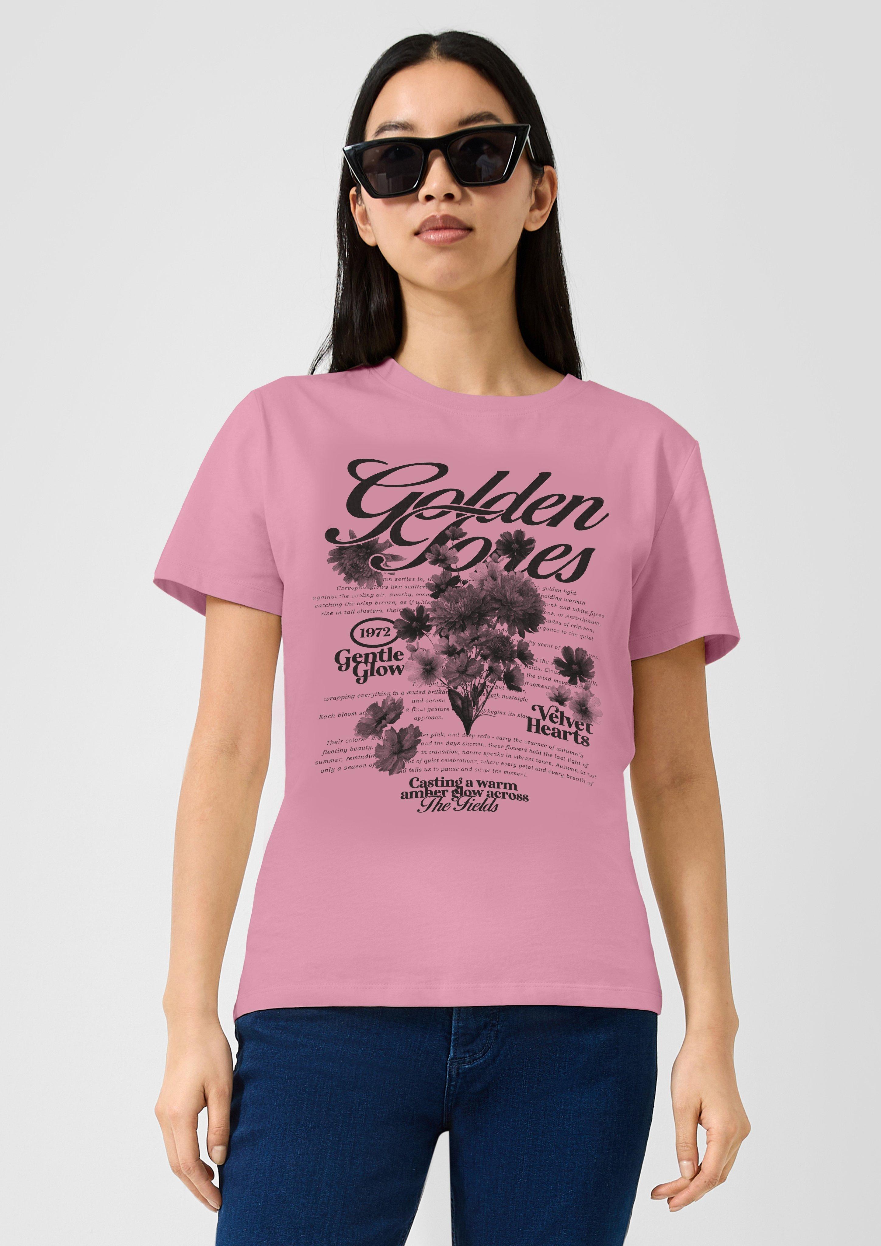 T-Shirt in Farbe rosa von QS