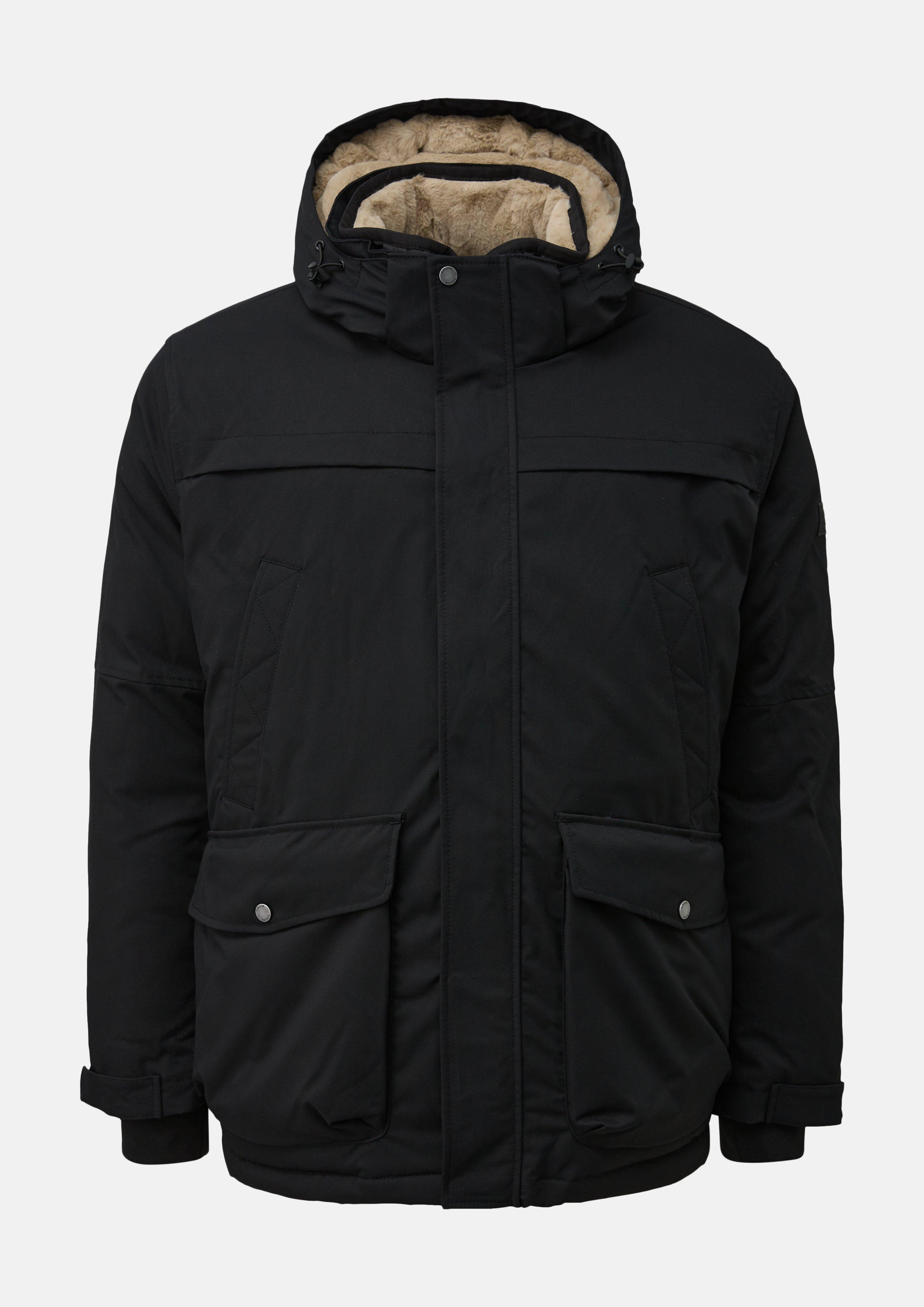 Outdoor Buitenjas in zwart van s.Oliver Men Big Sizes