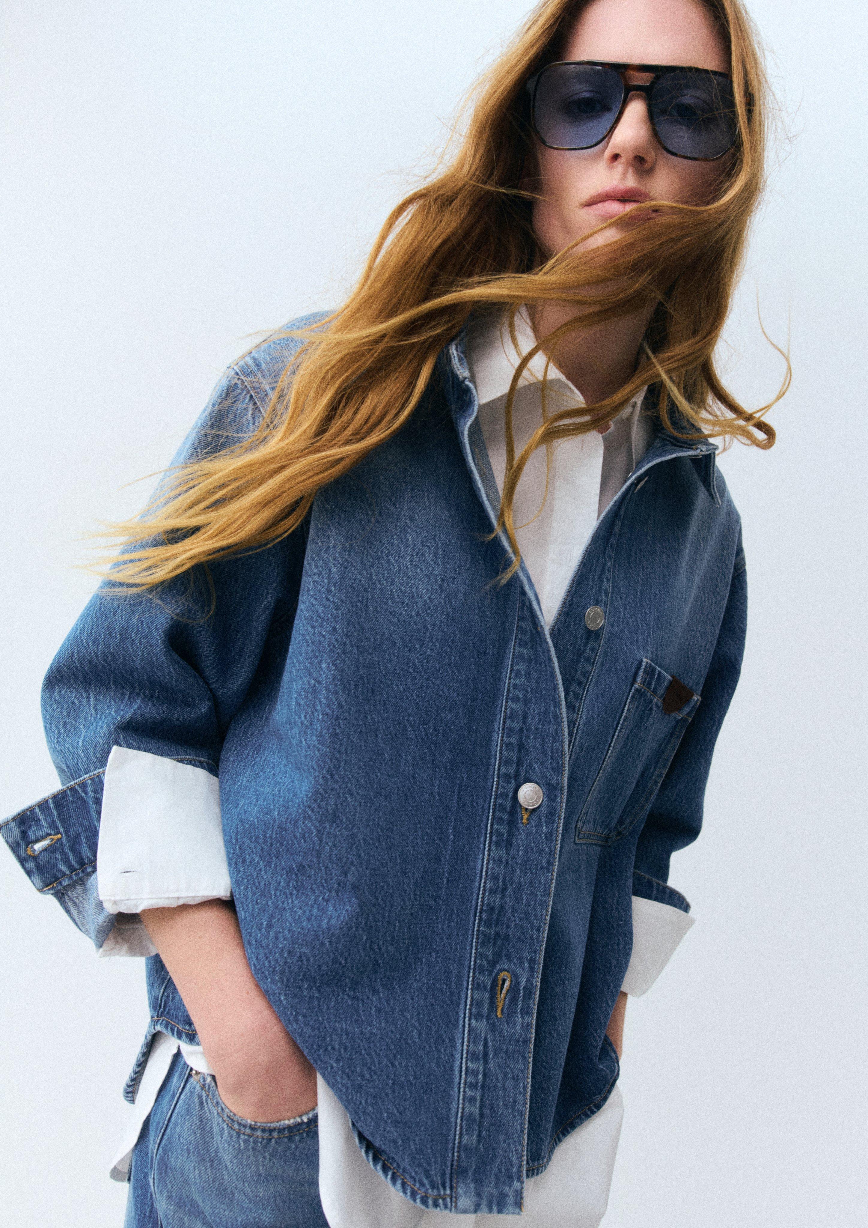 Veste d'intérieur en bleu de COMMA