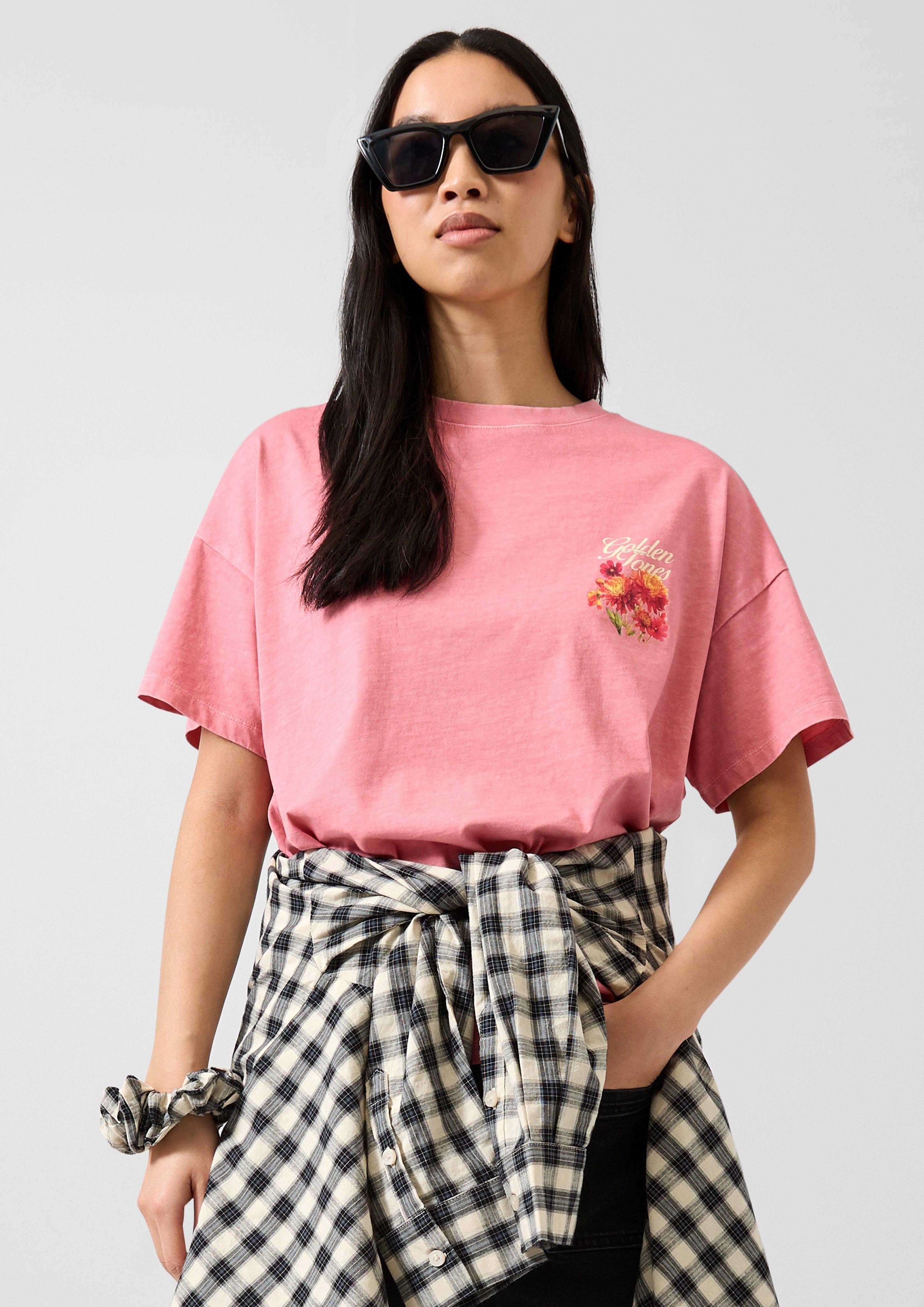 Damen T-Shirt in pink von QS