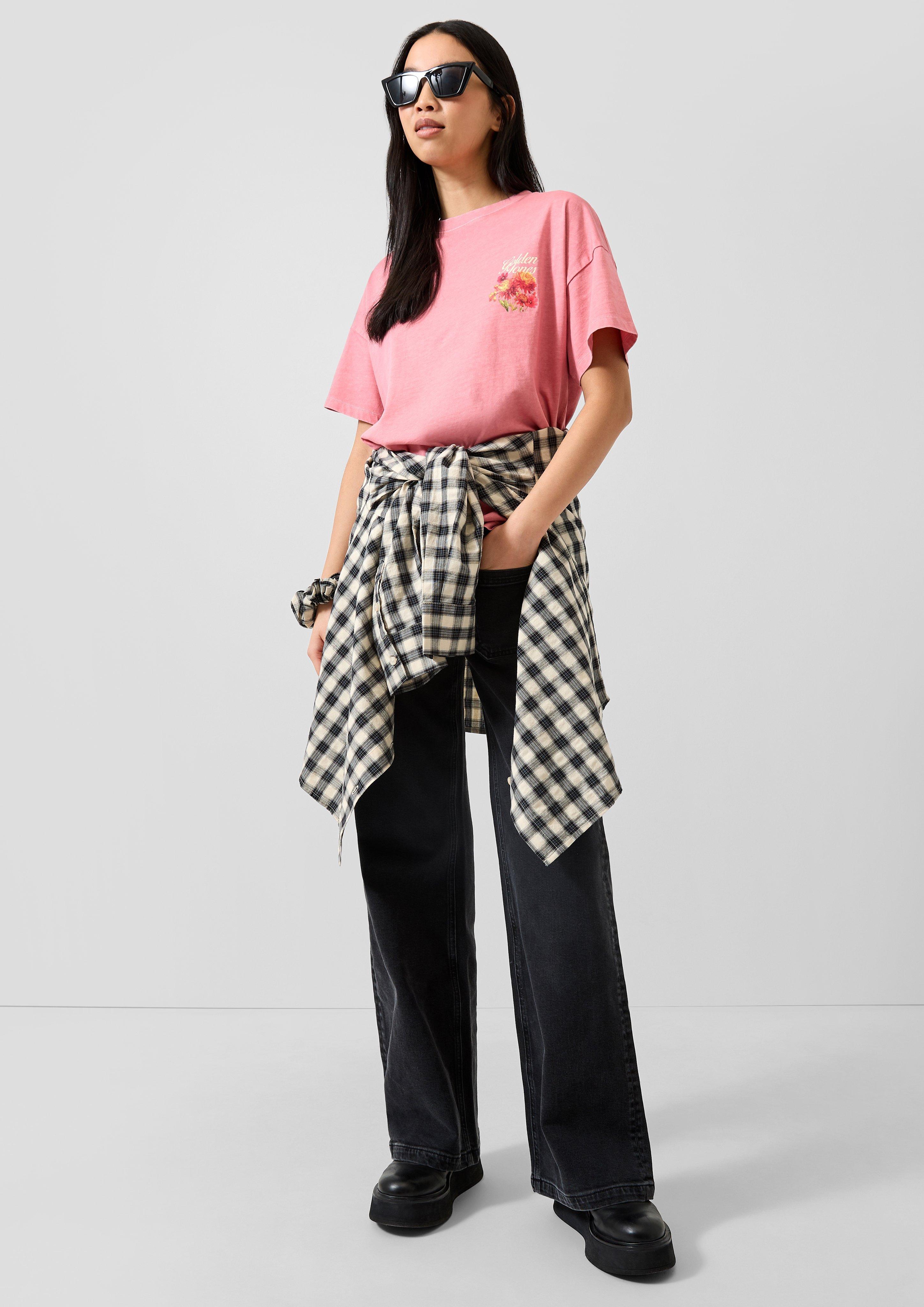 Damen T-Shirt in pink von QS