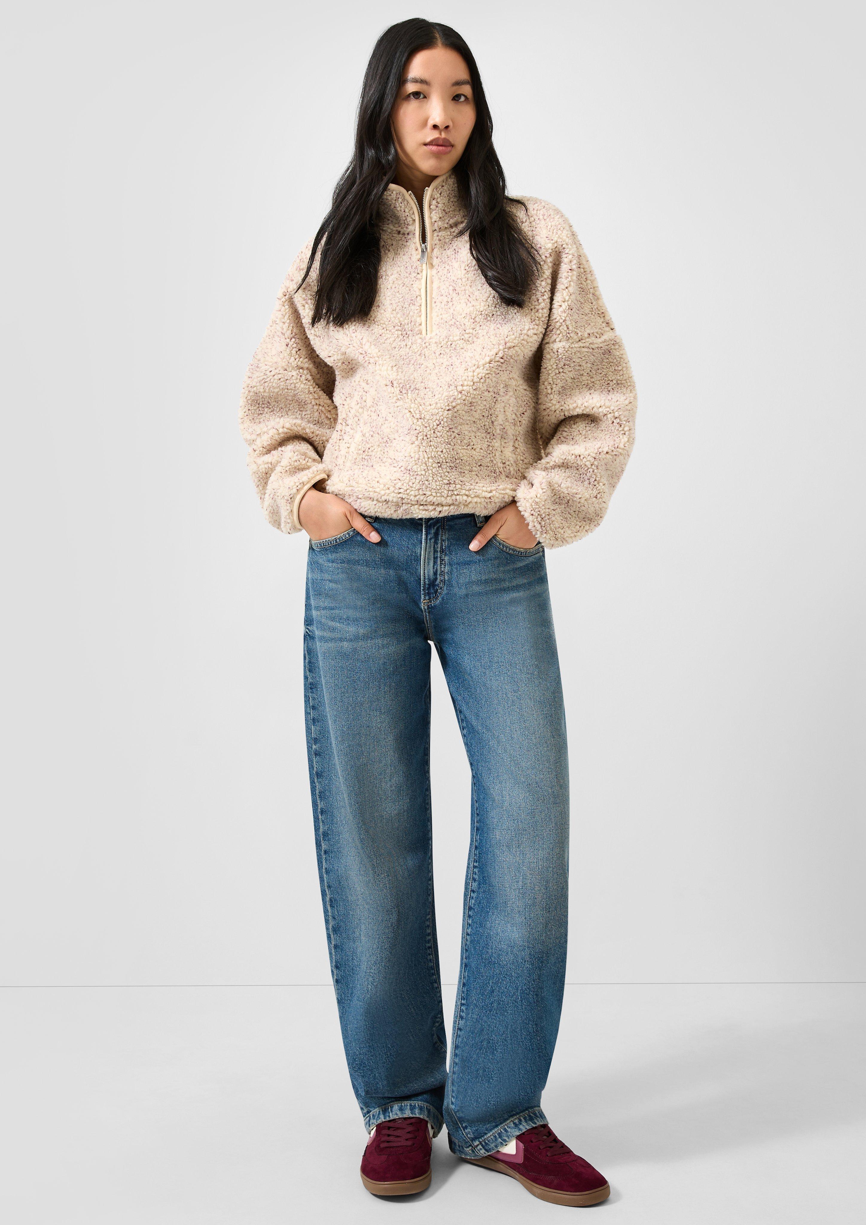 Women Denim trousers in blue by QS