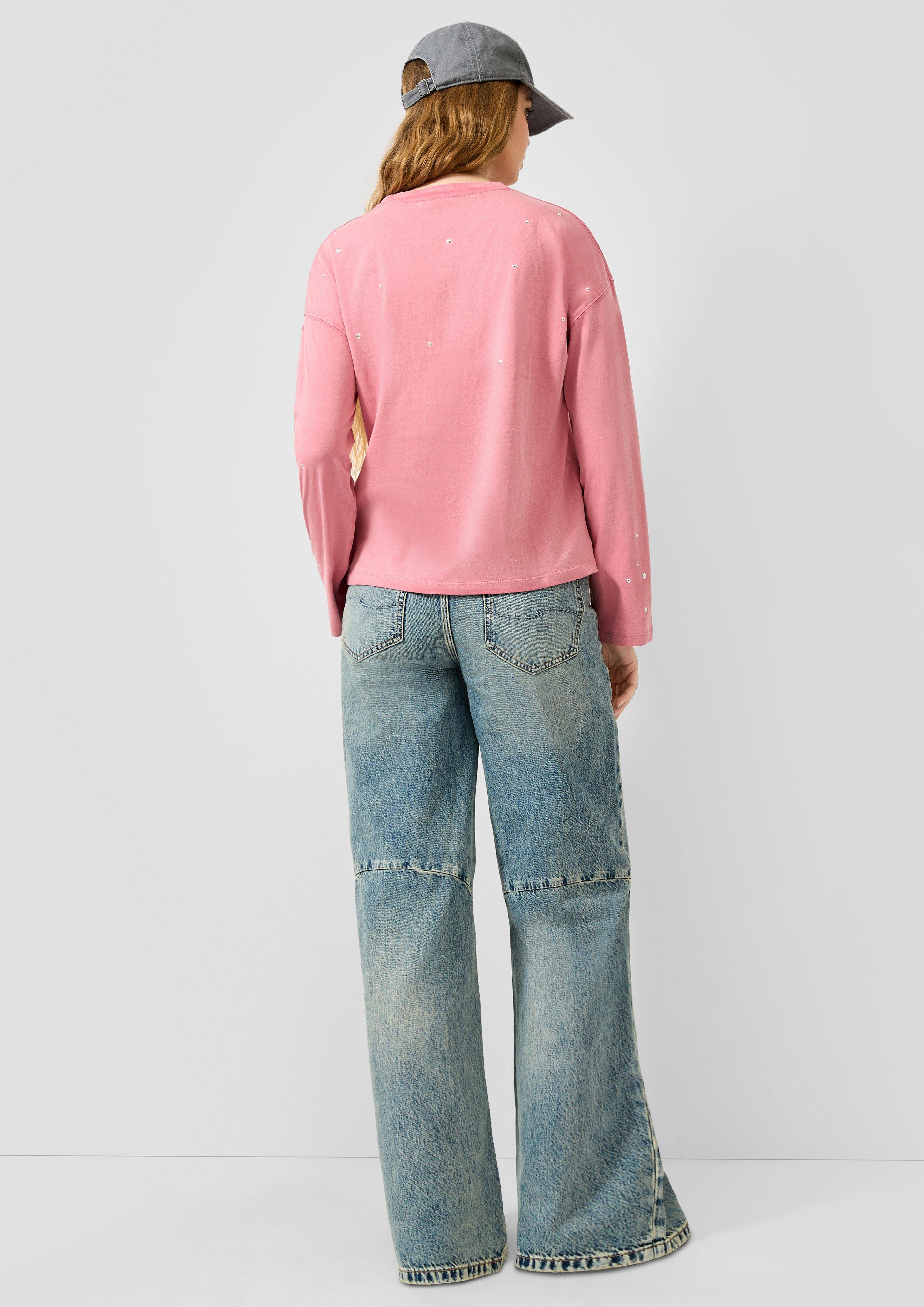 Damen T-Shirt in pink von QS