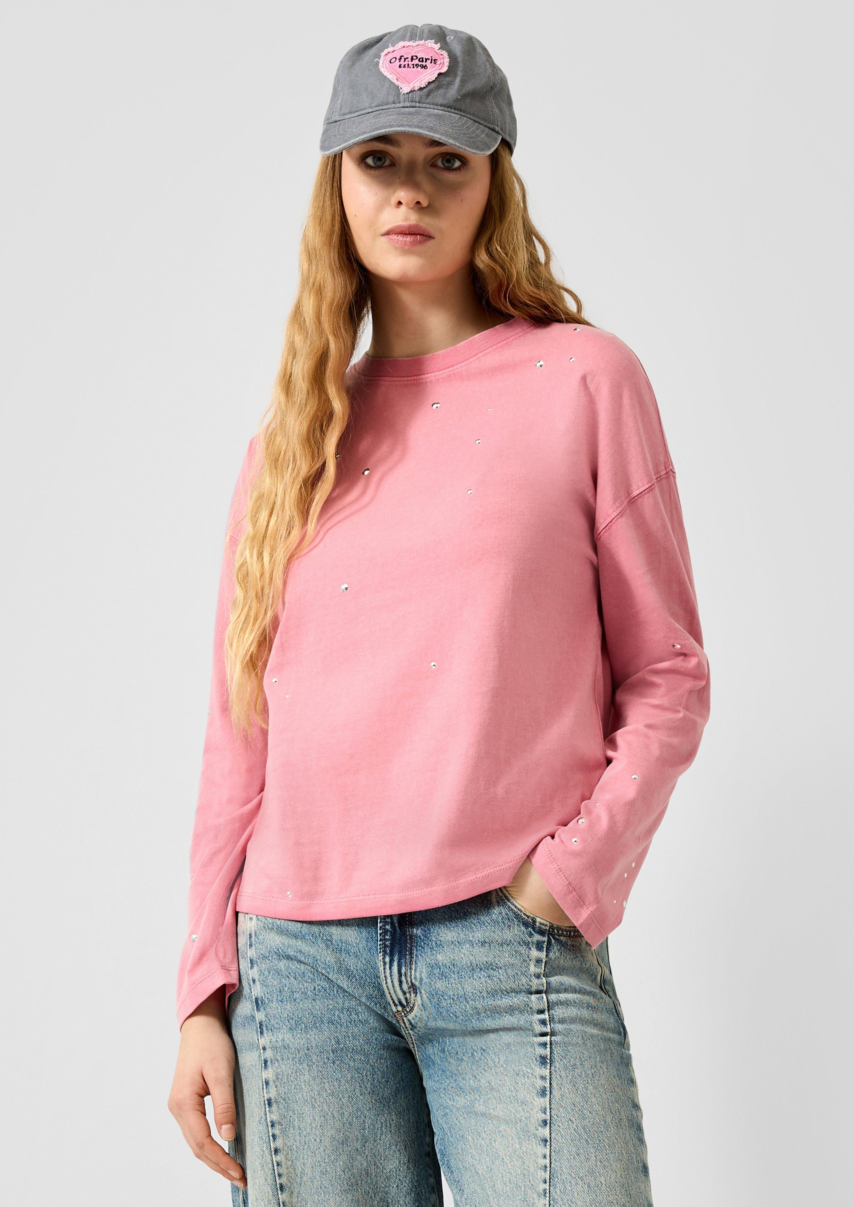 T-Shirt in Farbe rosa von QS