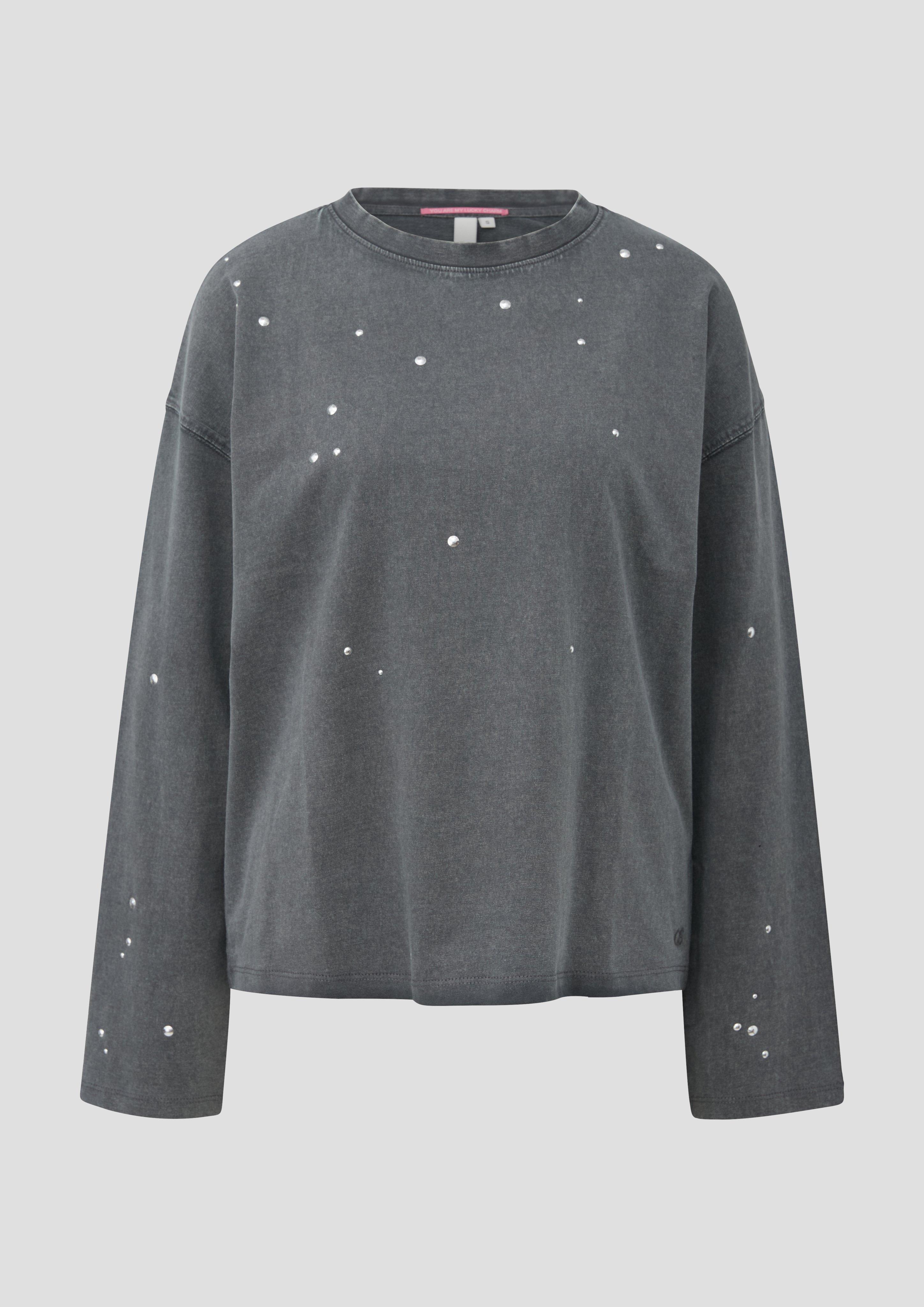 Damen T-Shirt in grau von QS