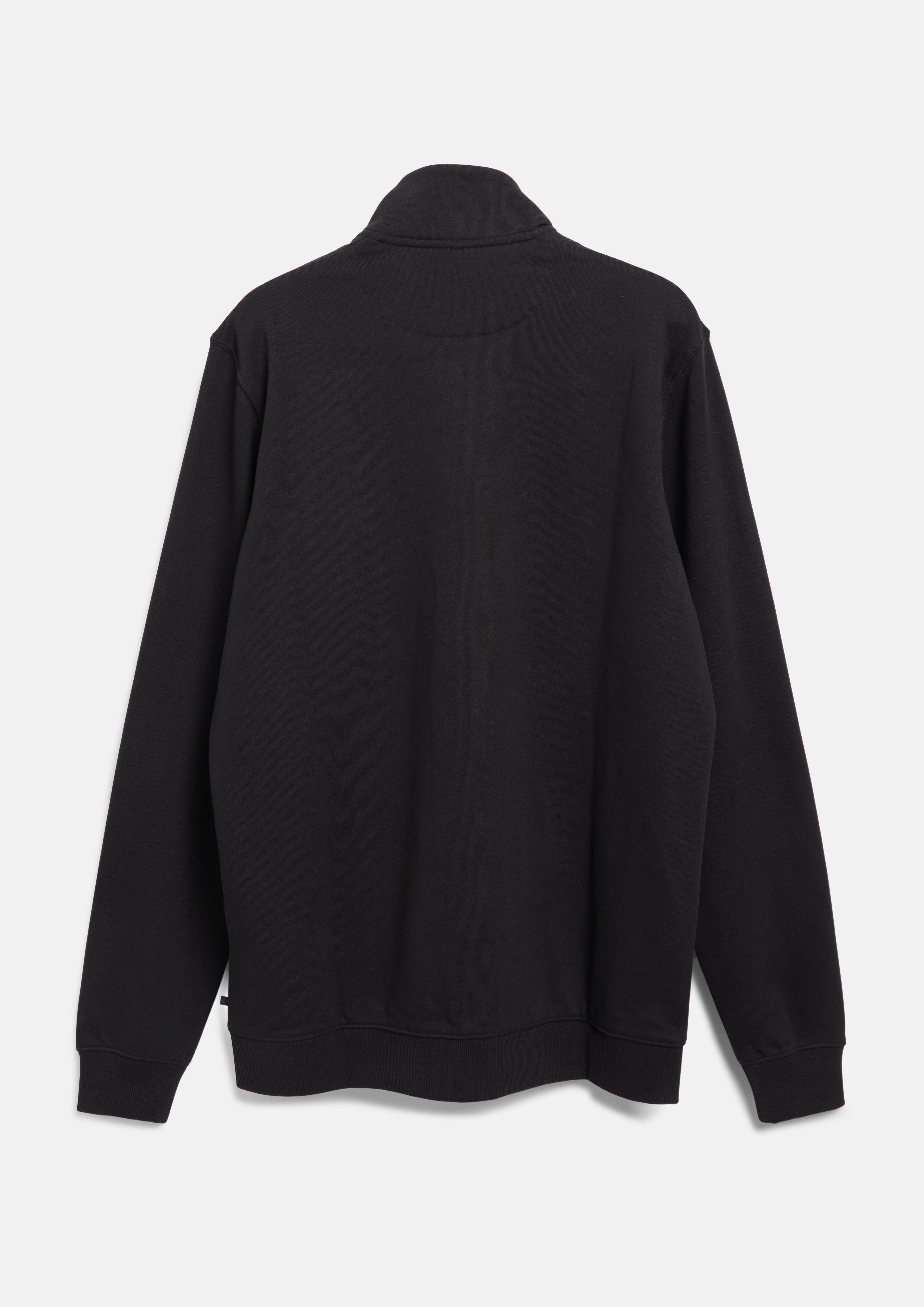 Herren Sweatshirt Jacke in schwarz von s.Oliver Men Tall Sizes