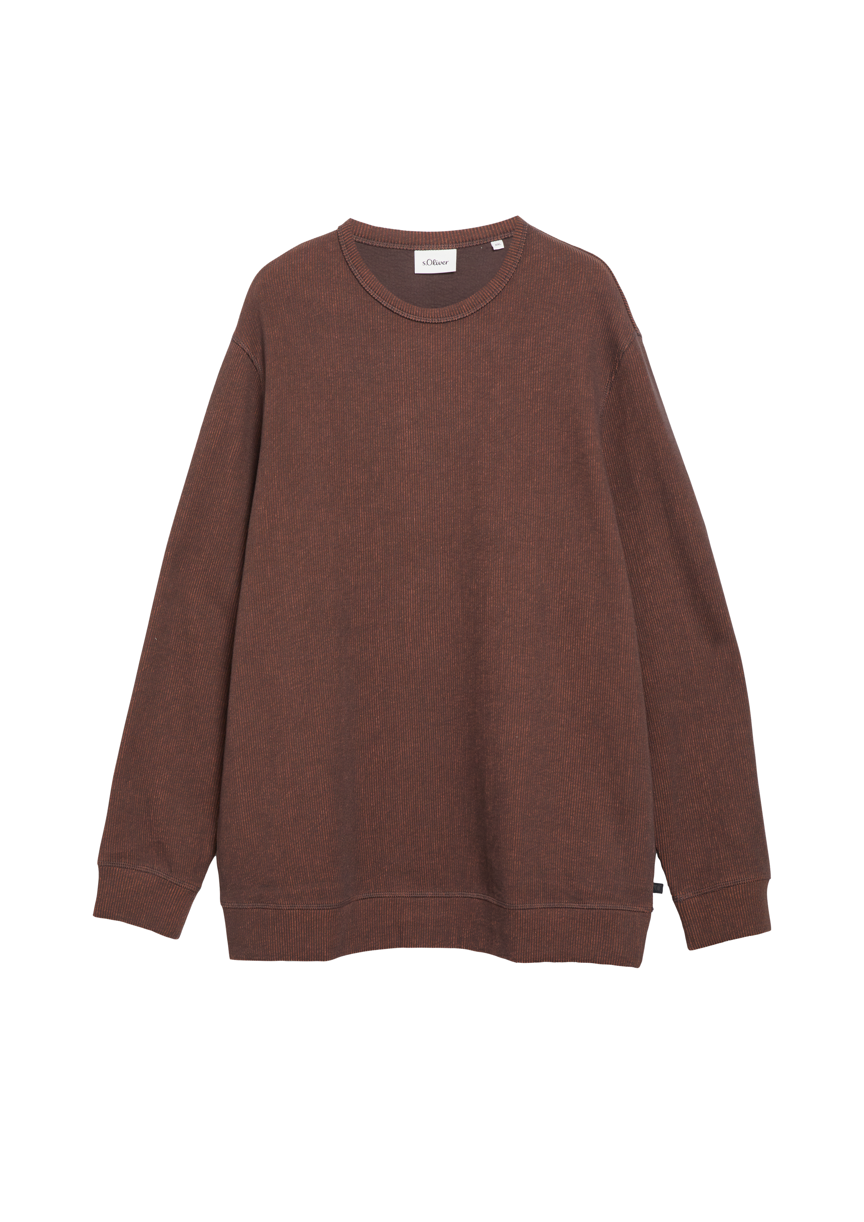 Sweatshirt met geribbelde structuur