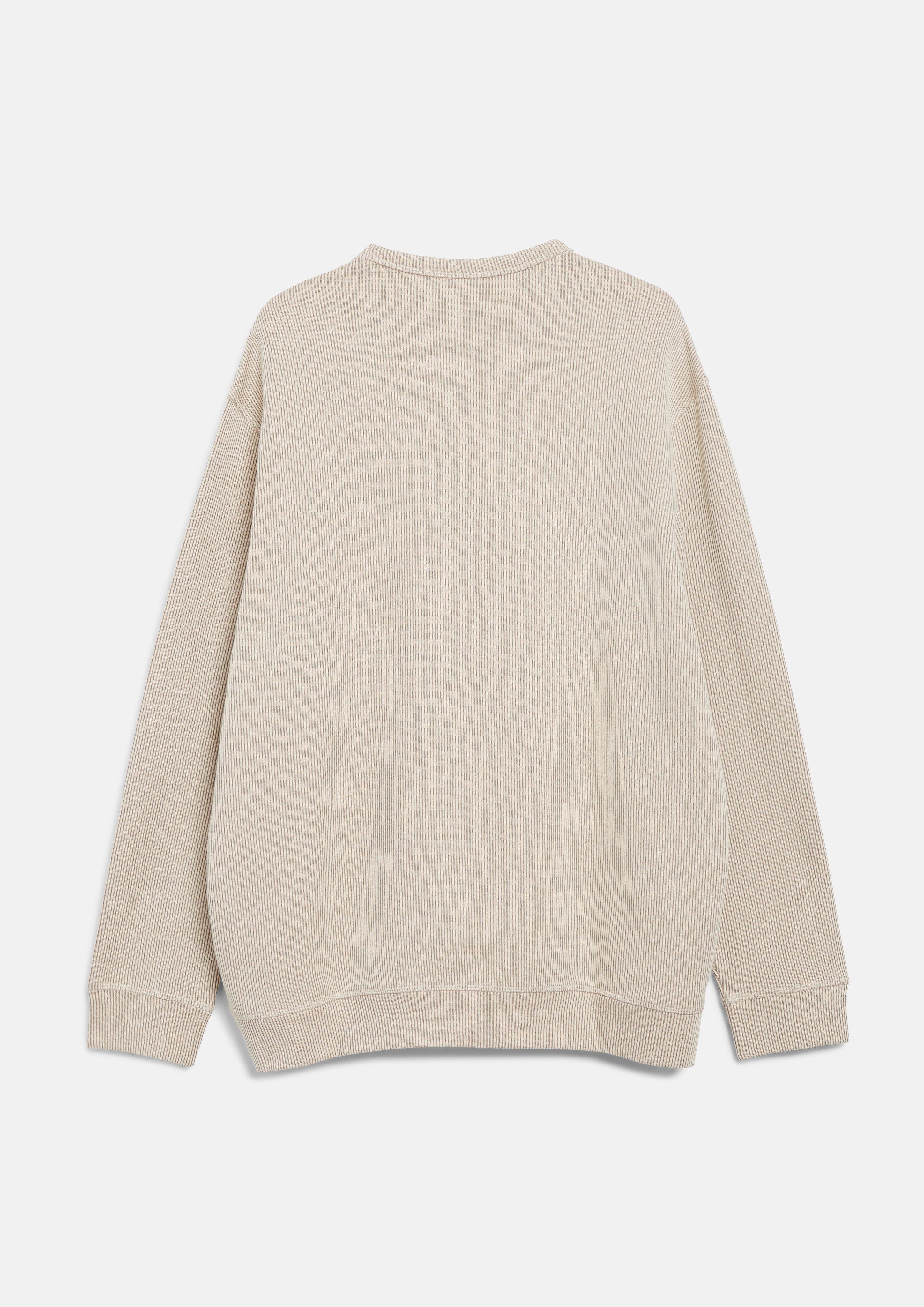 Mężczyźni Bluza z prążkowaną fakturą w kolorze beżowy od s.Oliver Men Big Sizes