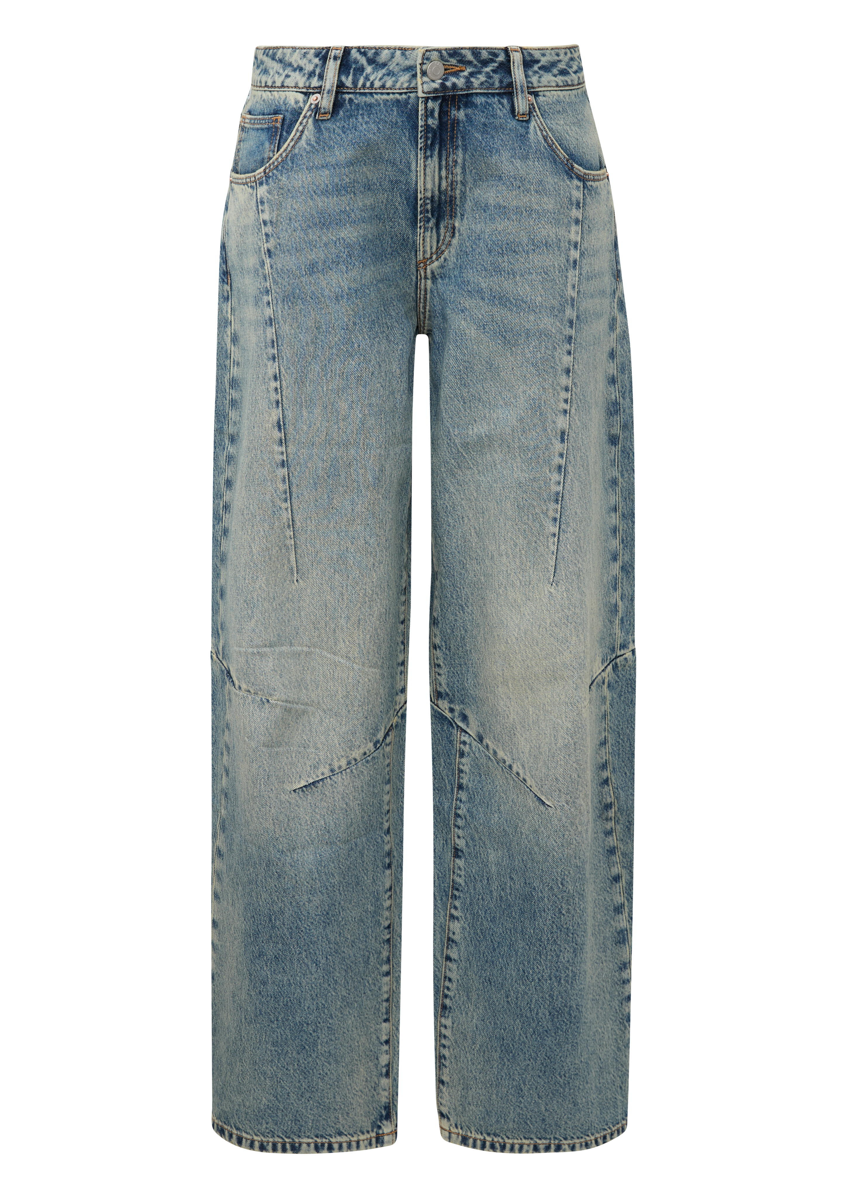 Damen Barrel Jeans / Mid Rise / Barrel Leg in  von QS