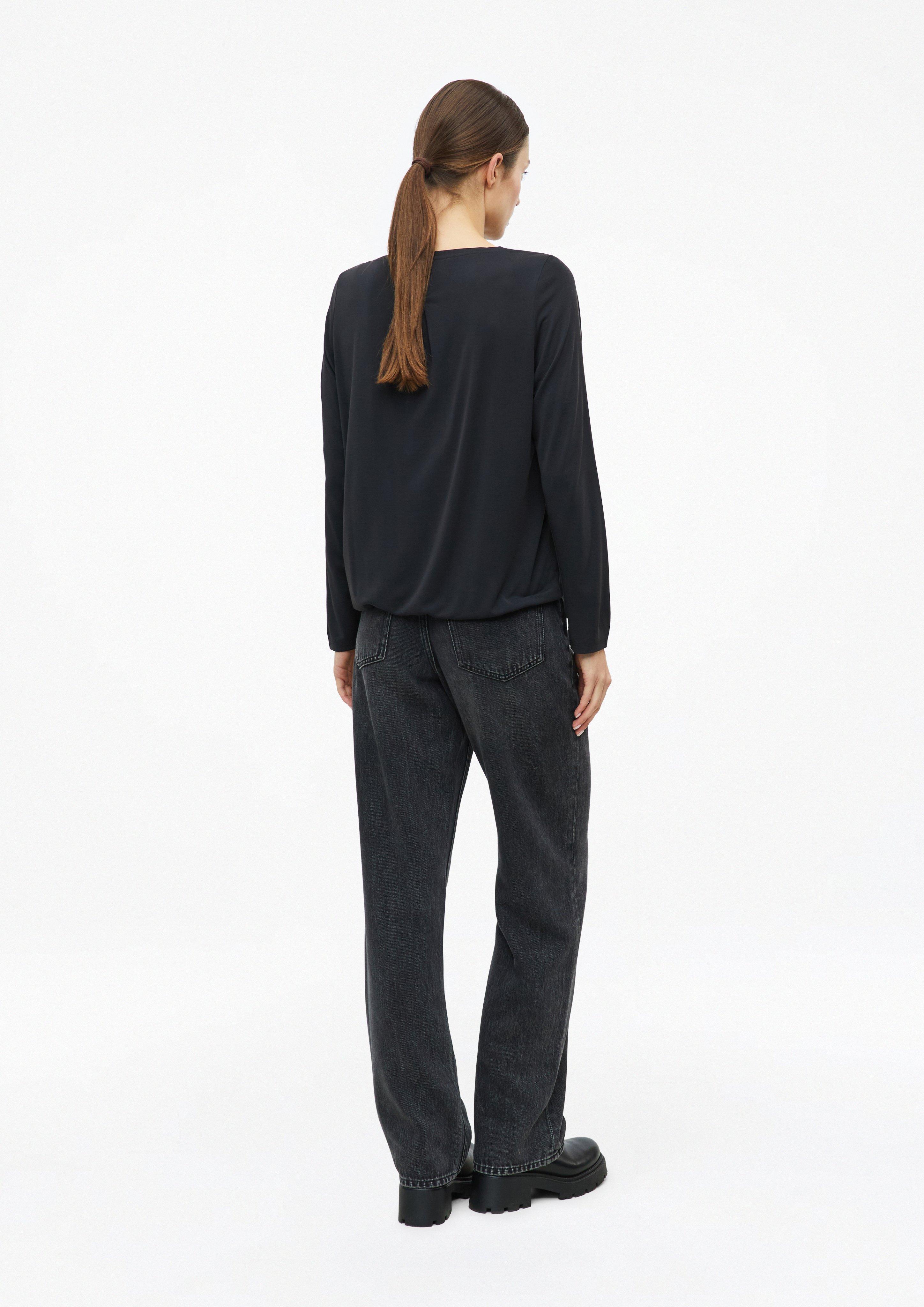 Damen O-Shape-Shirt aus Modalmix in schwarz von s.Oliver