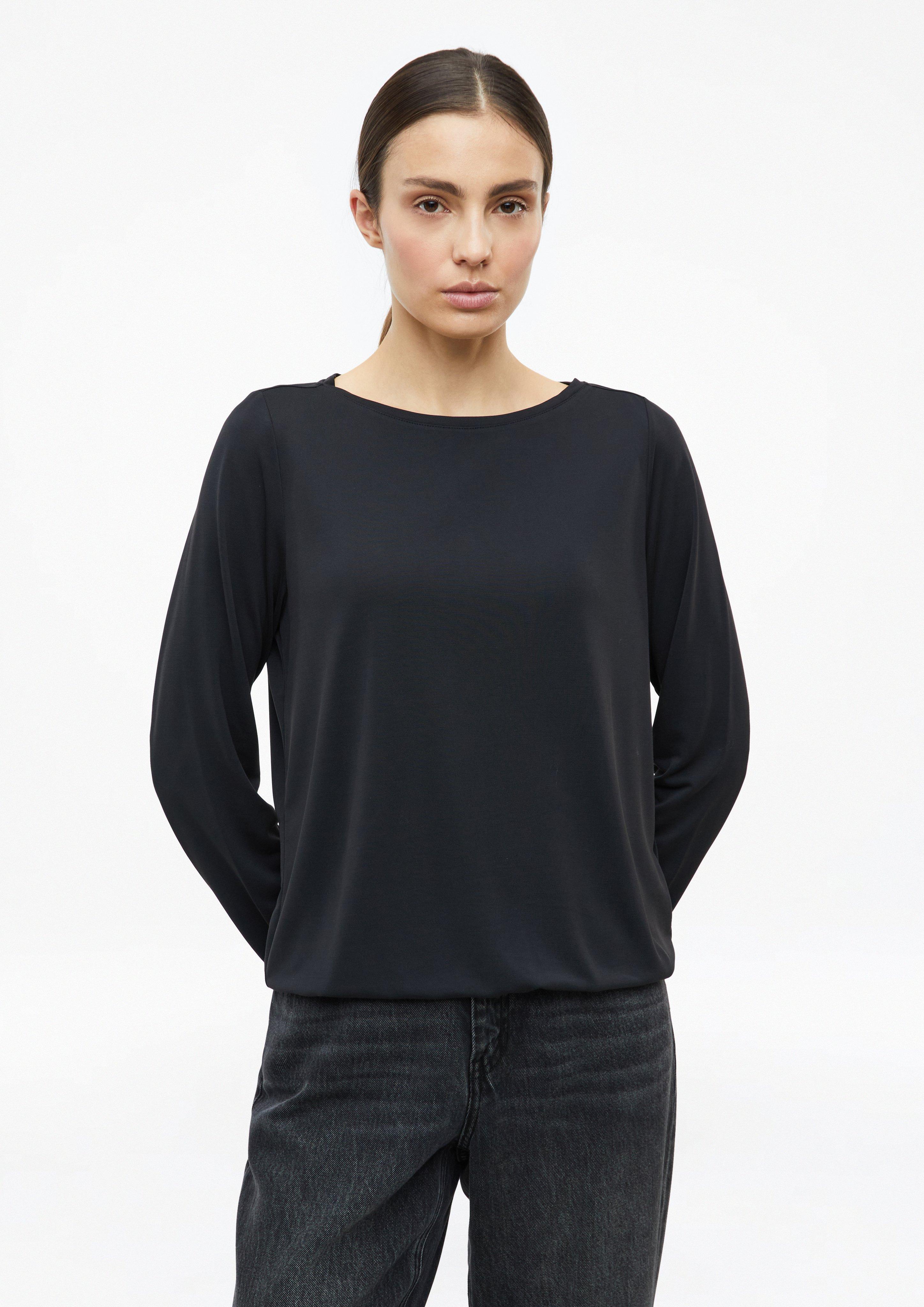 O-Shape-Shirt aus Modalmix in Farbe schwarz von s.Oliver