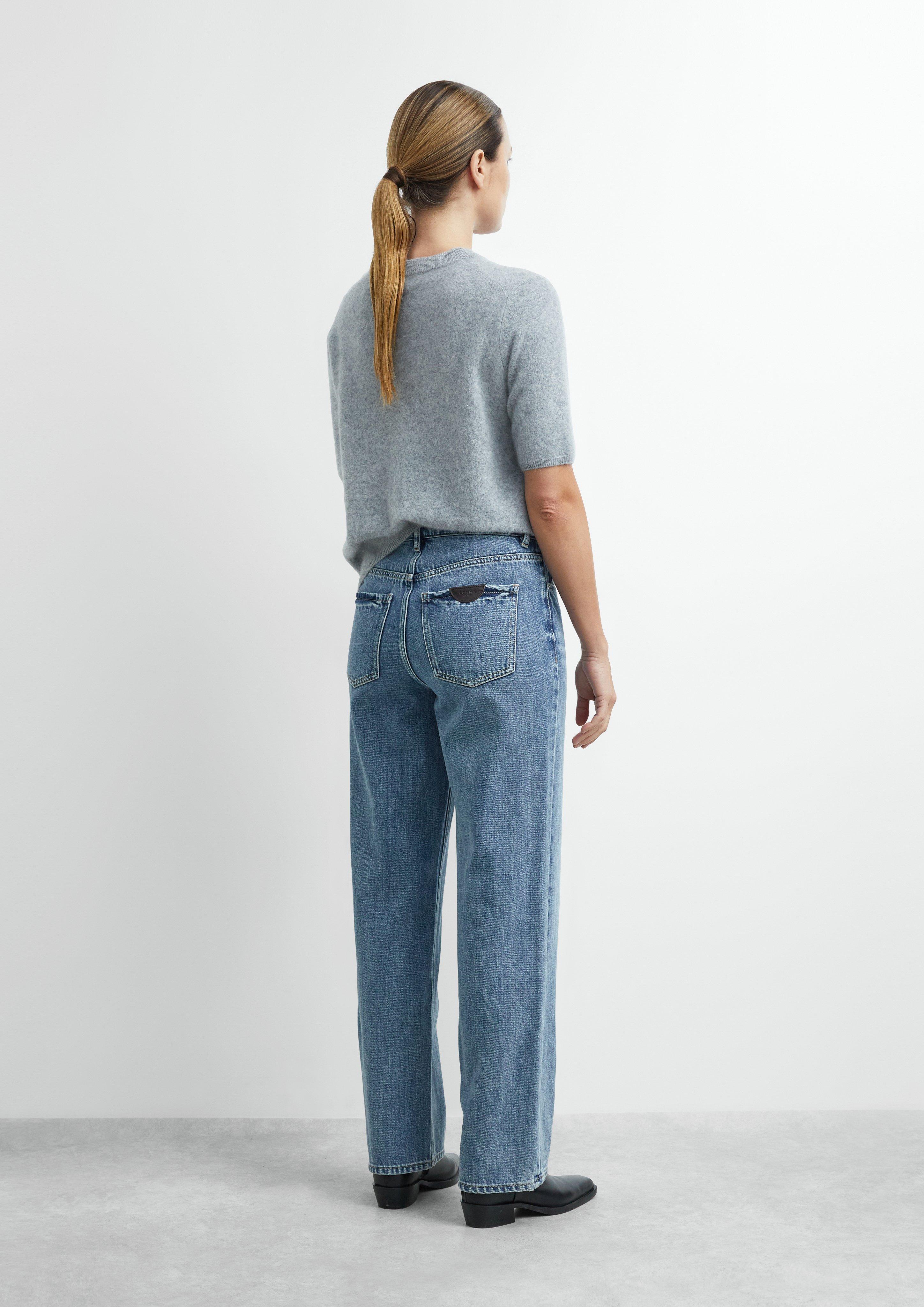 Femmes Pantalon en jean en bleu de COMMA