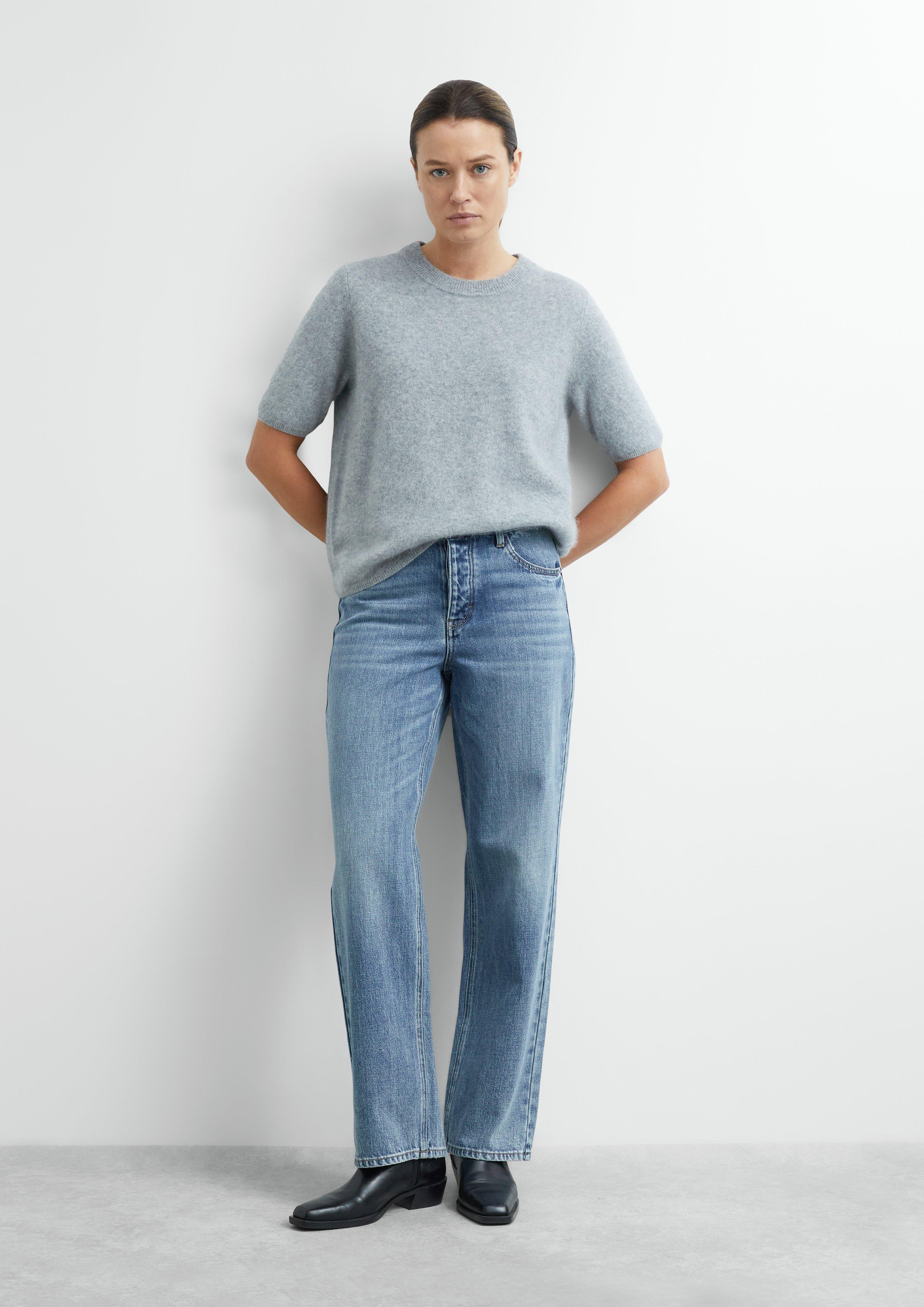Pantalon en jean en bleu de COMMA