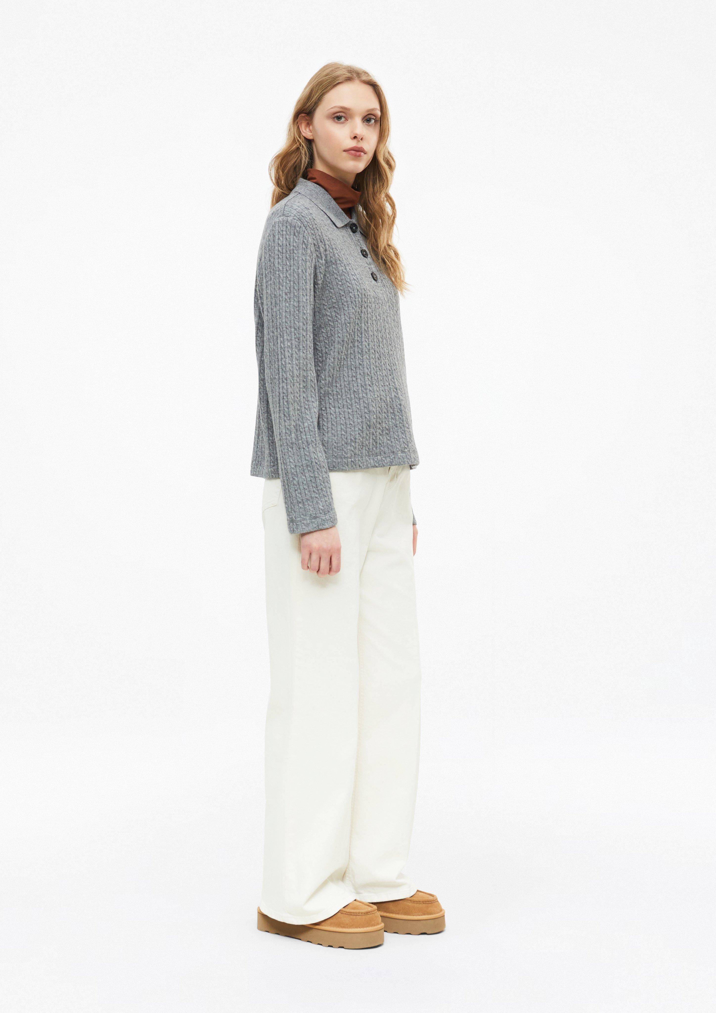 Damen Polo-Shirt in grau von s.Oliver