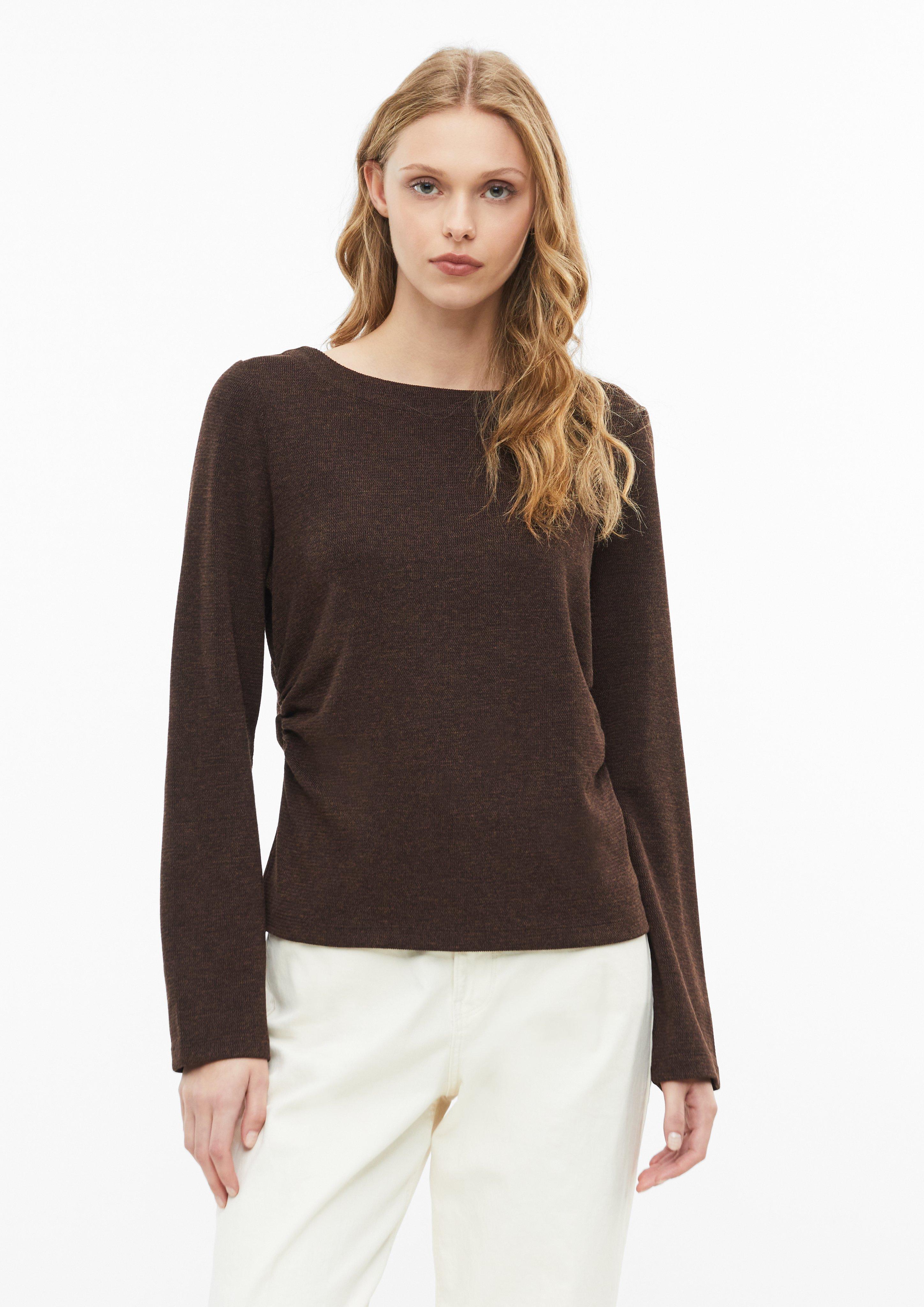 T-Shirt in Farbe dunkelbraun von s.Oliver