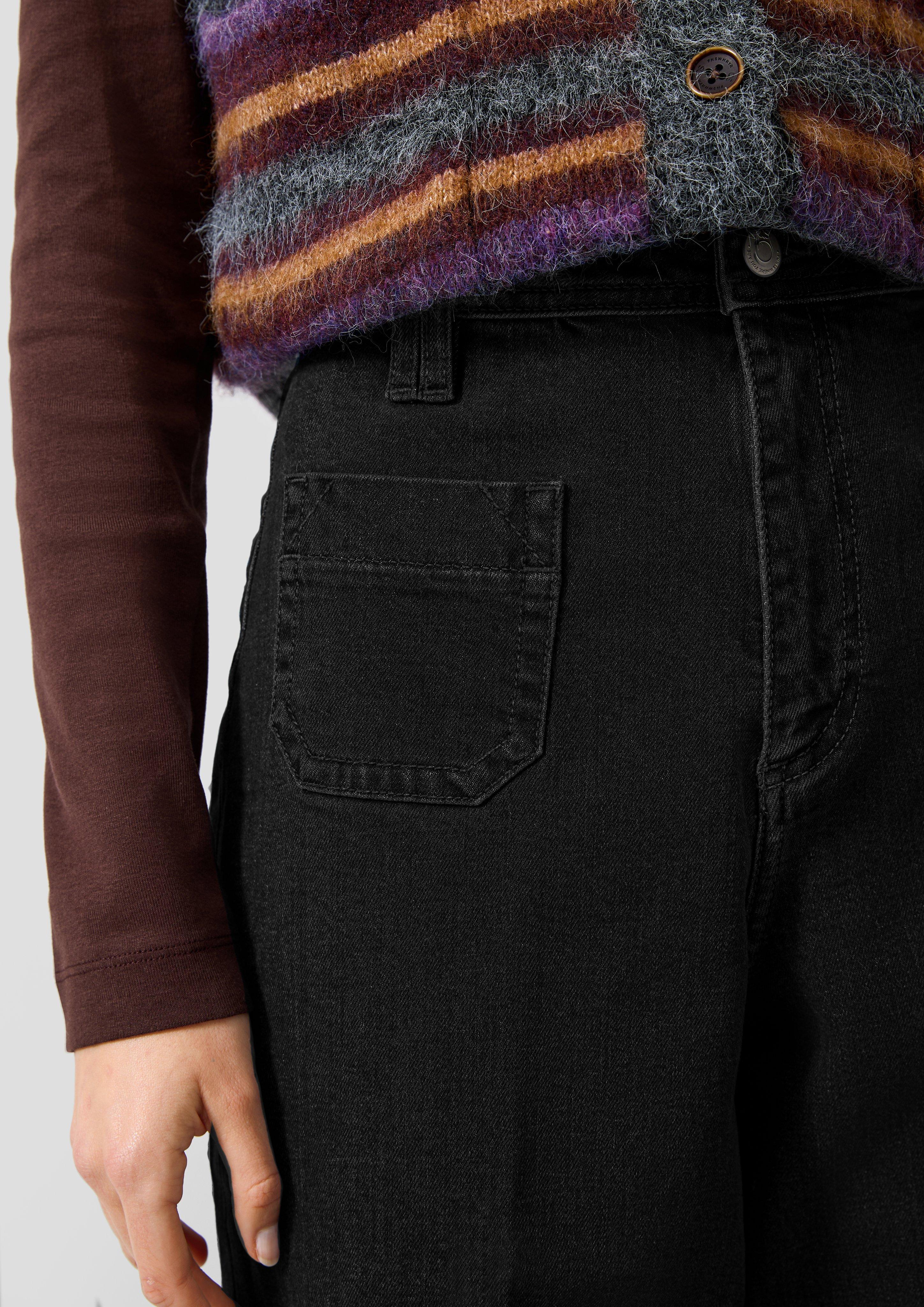 Damen Jeans-Hose in schwarz von QS