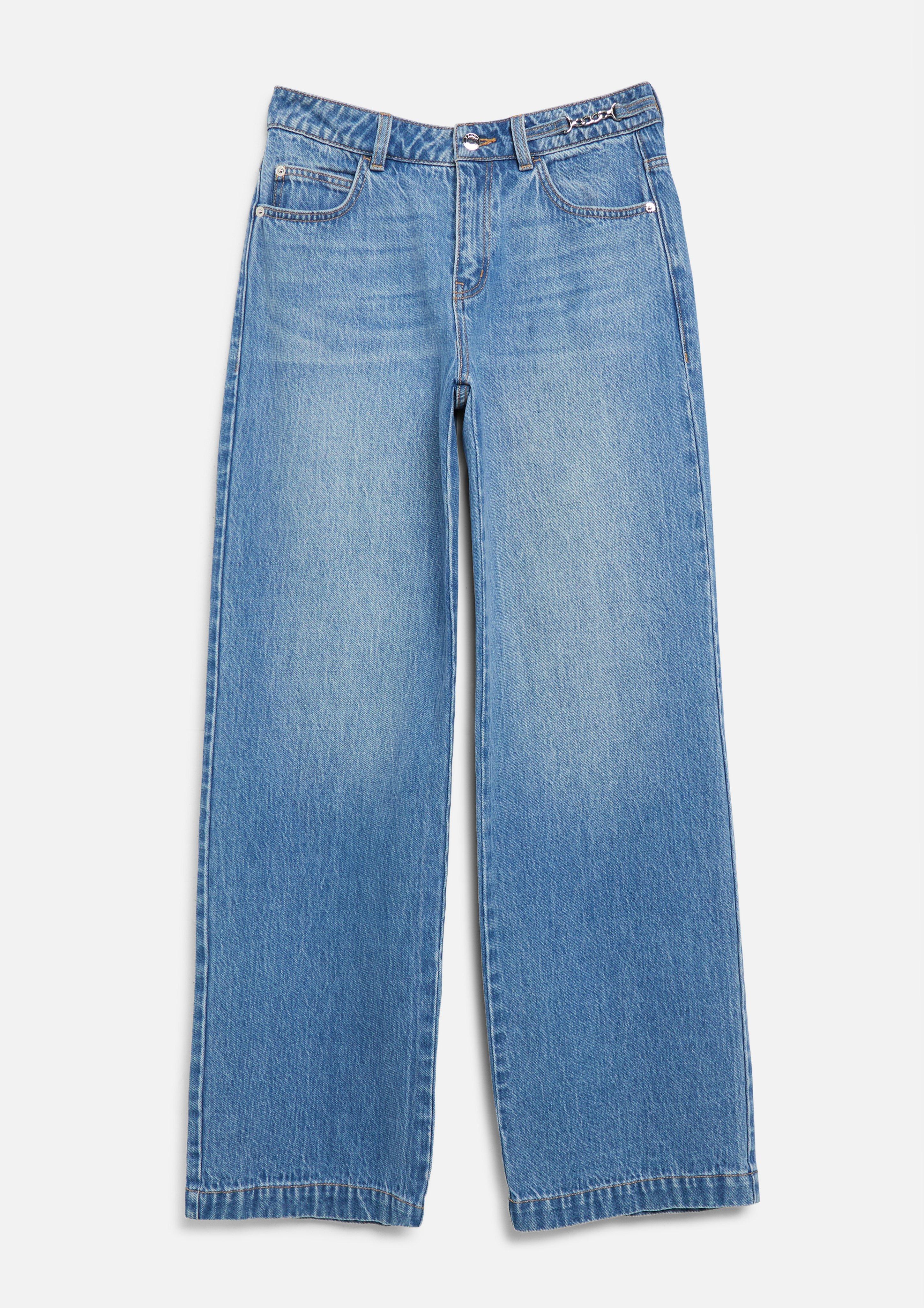 Dames Jeans broek in blauw van COMMA