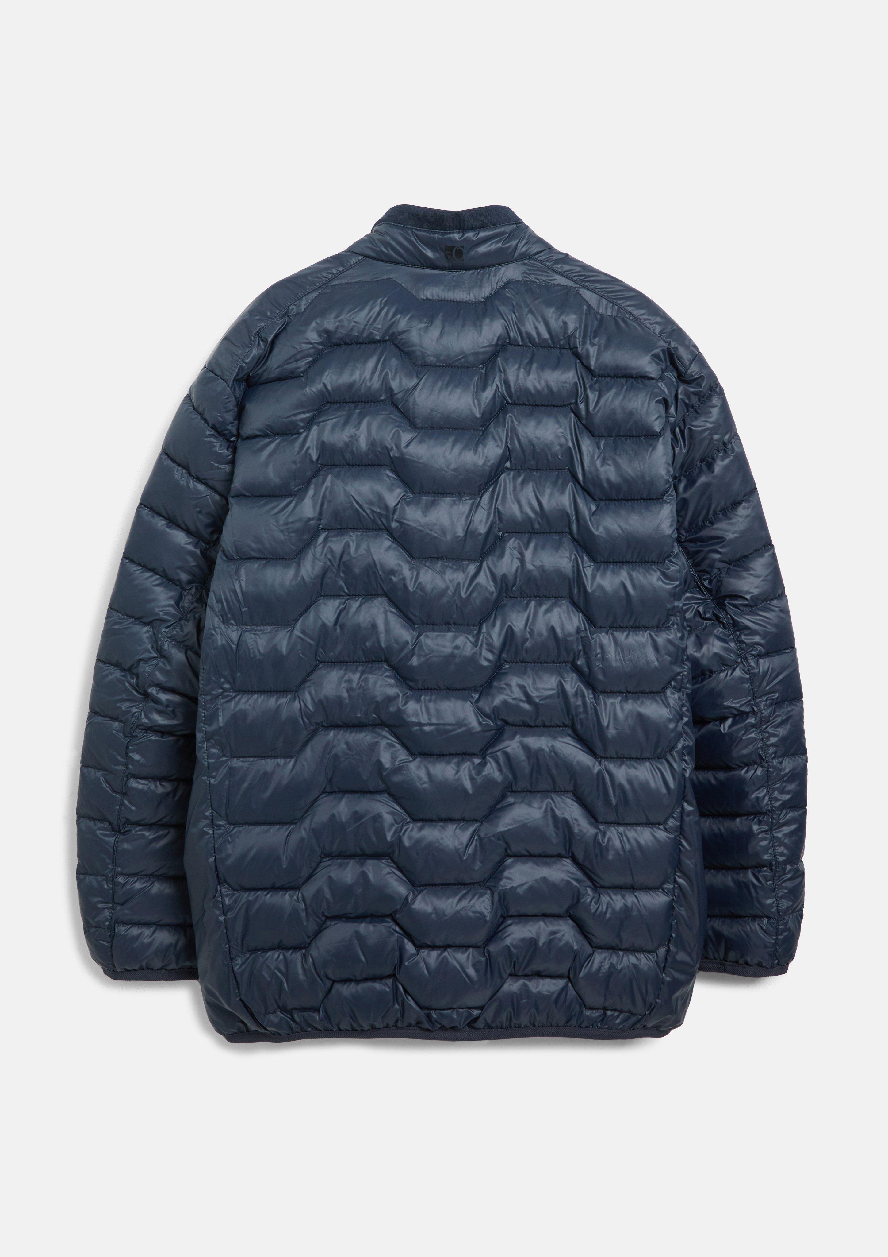 Hommes Veste matelassée légère avec détails contrastés et col montant en bleu de s.Oliver Men Big Sizes