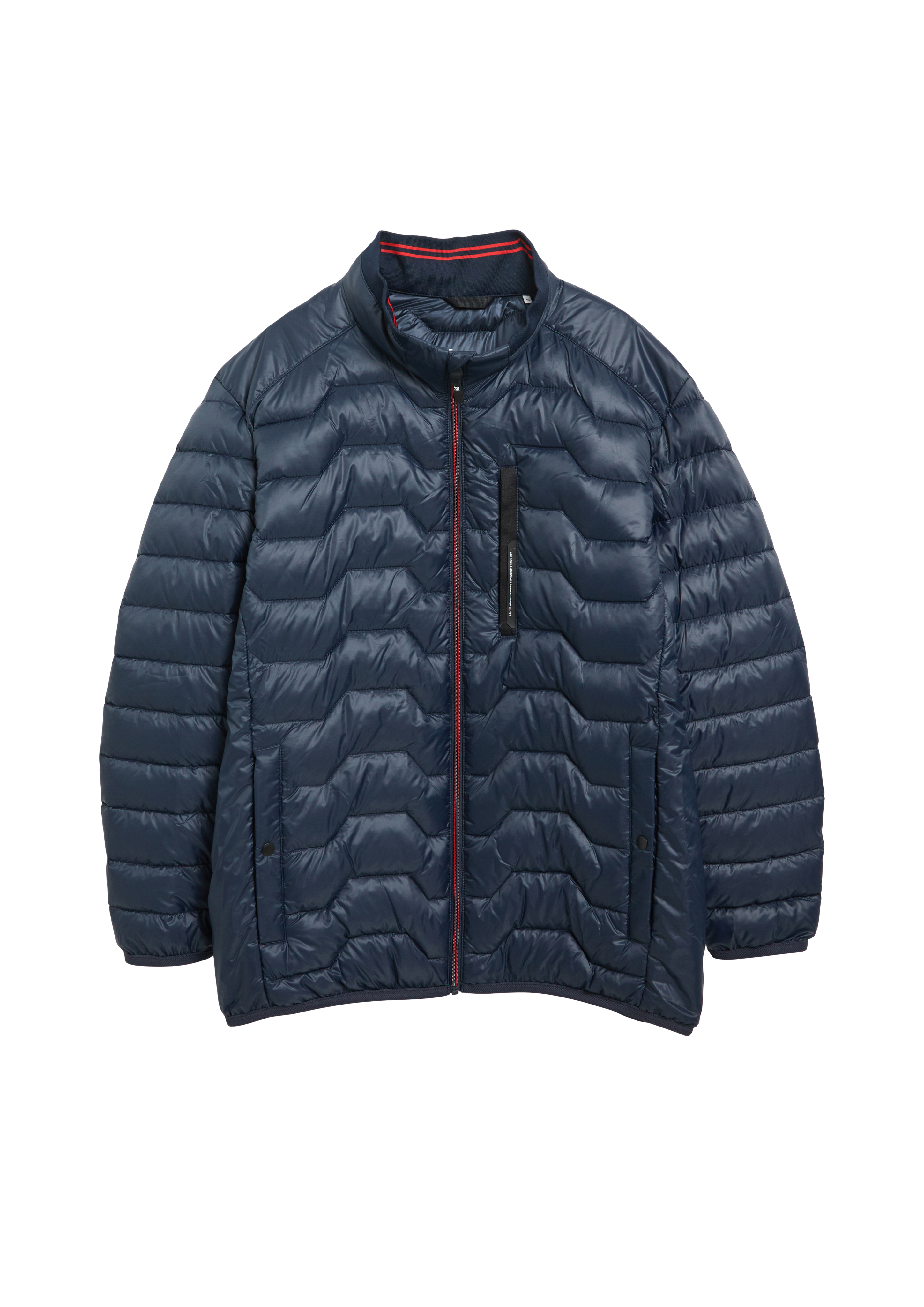 Leichte Steppjacke mit Kontrast-Details und Stehkragen