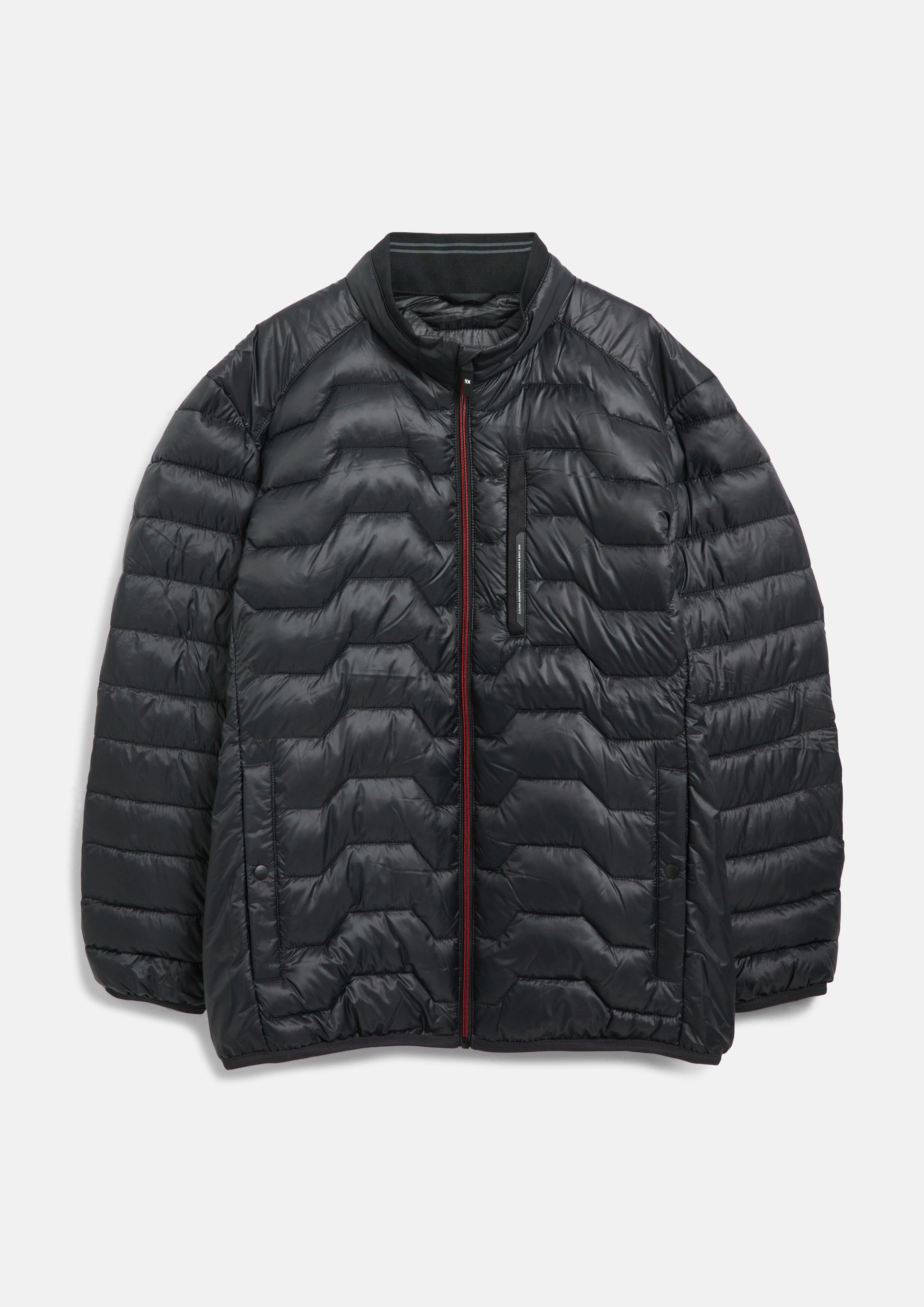 Veste matelassée légère avec détails contrastés et col montant en noir de s.Oliver Men Big Sizes
