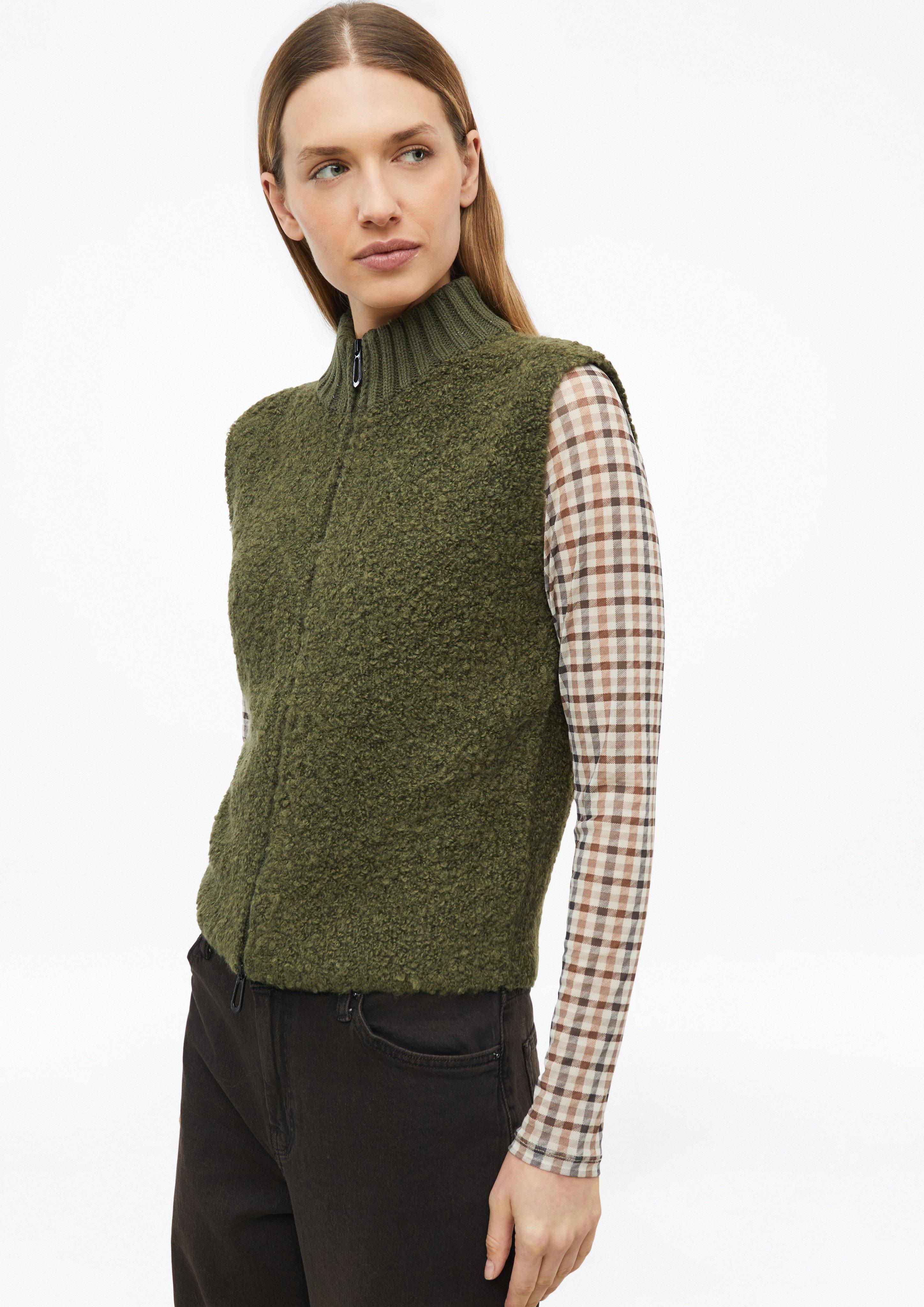 Strickjacke in Farbe olivgrün von s.Oliver