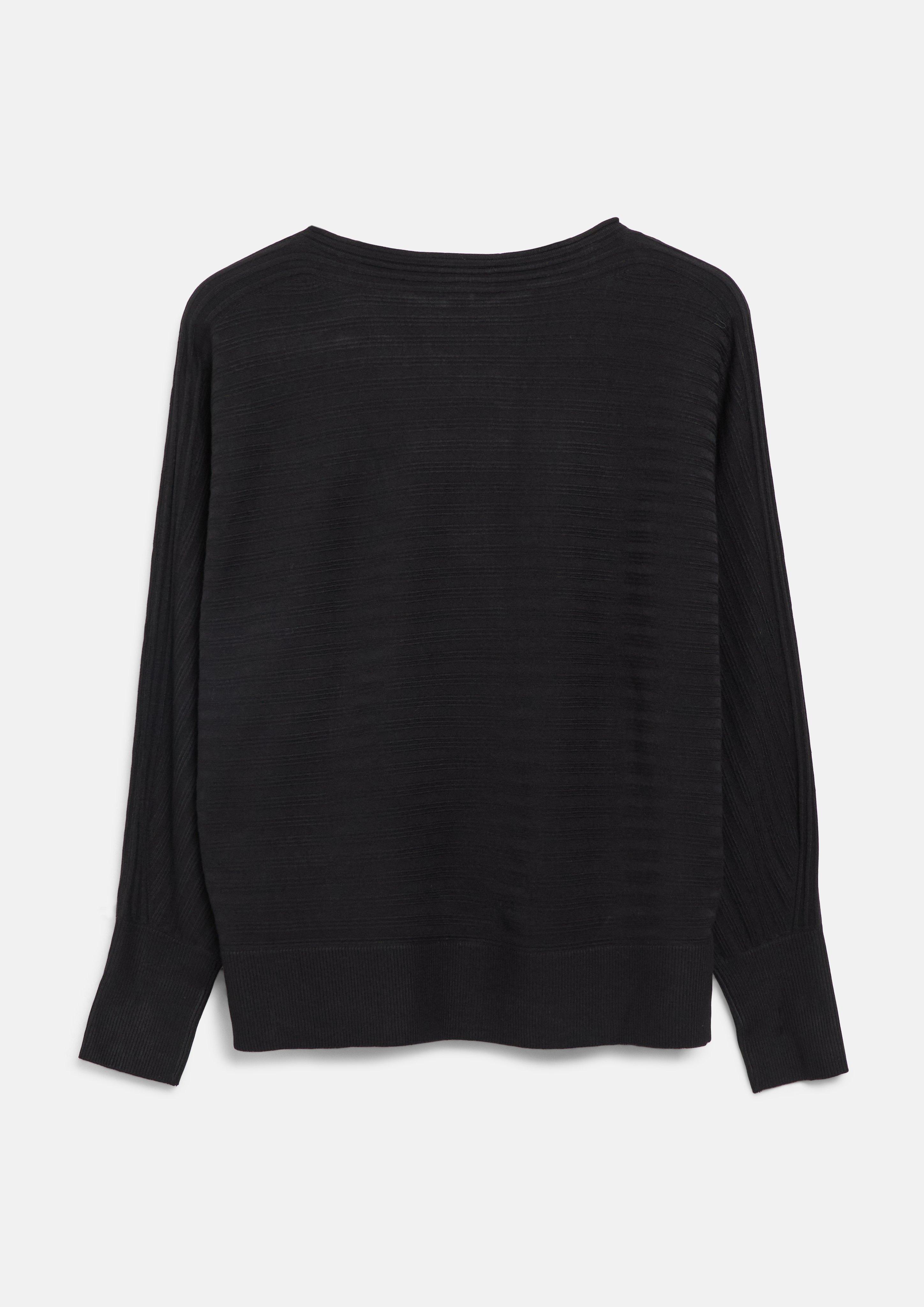 Femmes Pull-over en maille en noir de s.Oliver