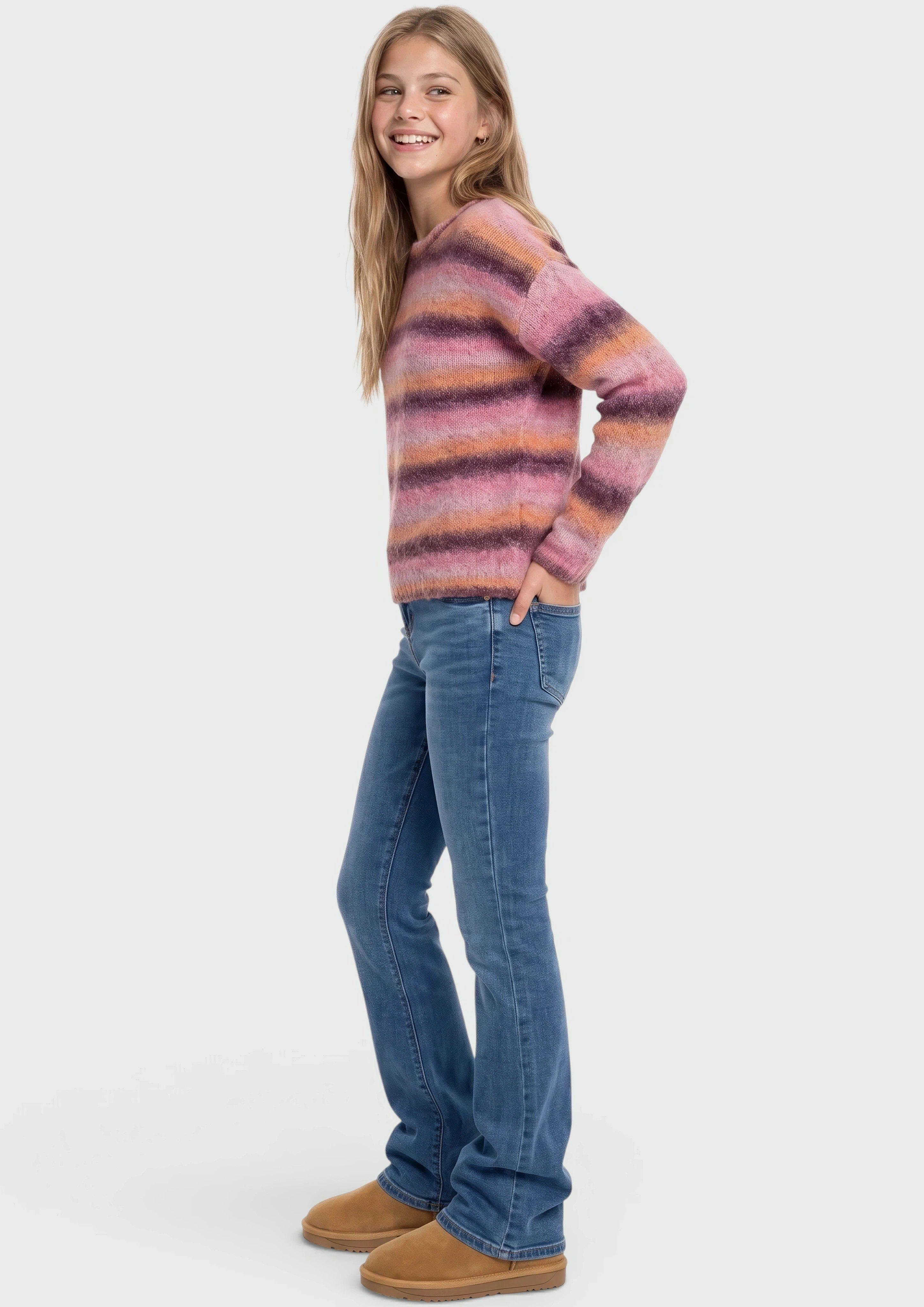 Jeans Beverly / Regular Fit / Mid Rise / Flared Leg / soft & warm in Farbe blau von s.Oliver