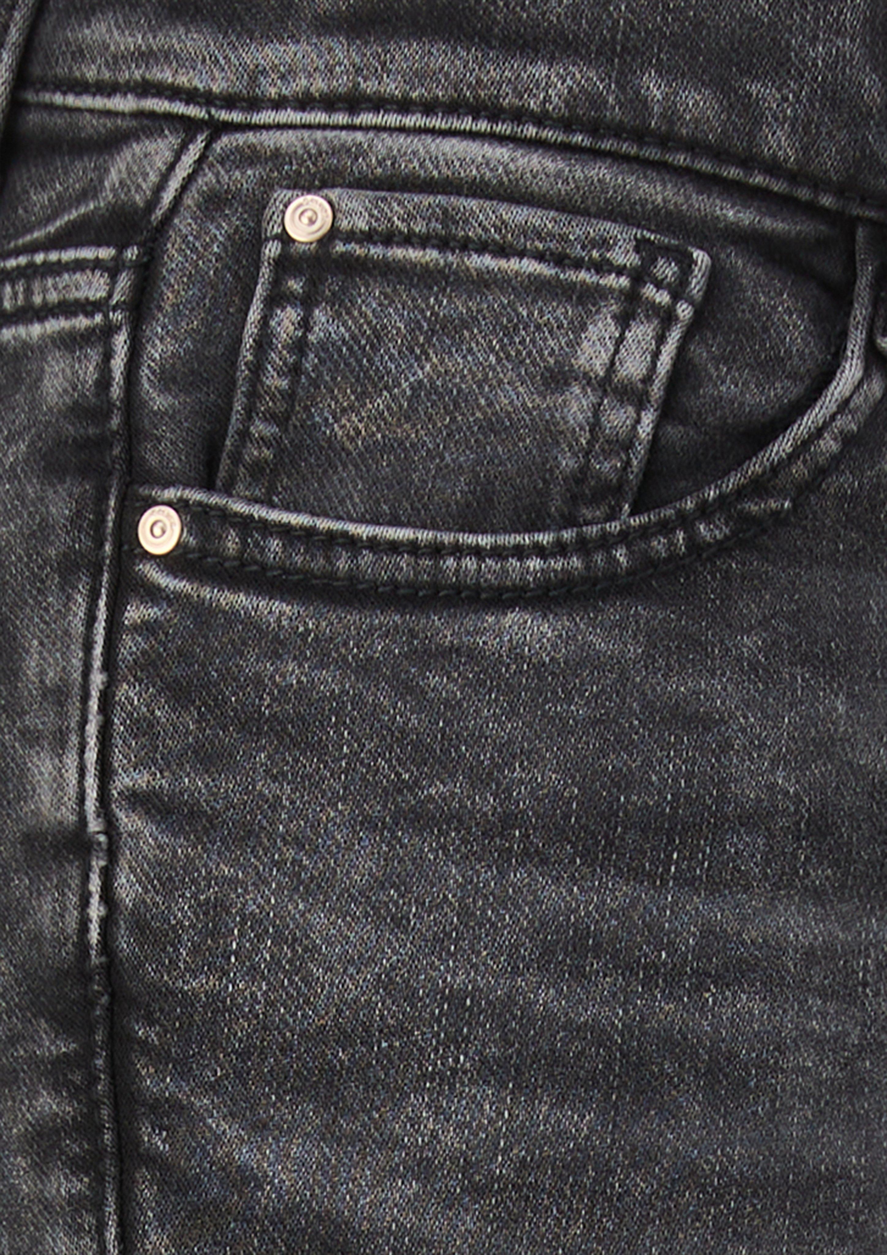 Kinder Jeans Beverly / Regular Fit / Mid Rise / Flared Leg / soft & warm in grau von s.Oliver