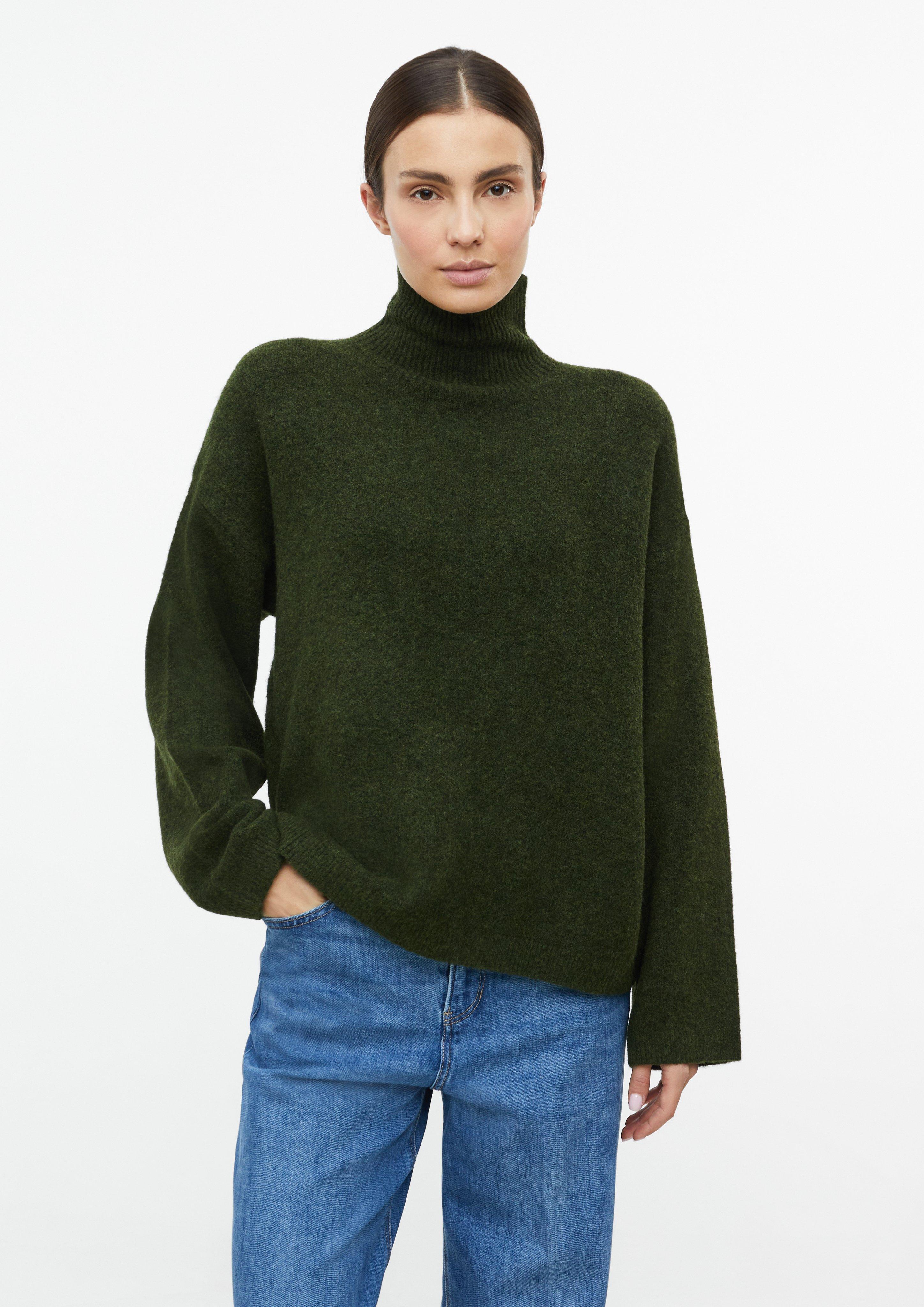 Strickpullover in Farbe olivgrün von s.Oliver
