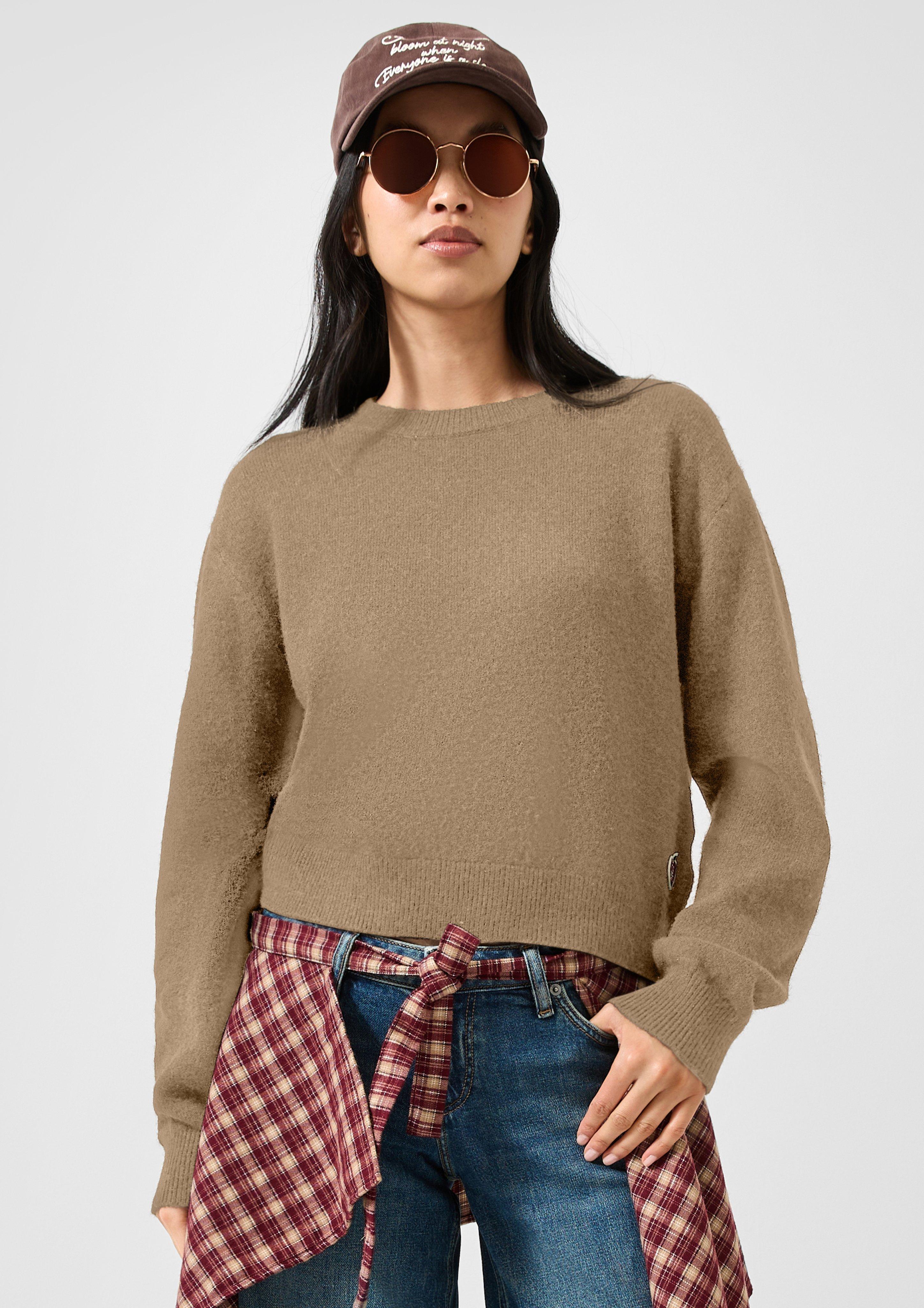 Strickpullover in Farbe hellbraun von QS