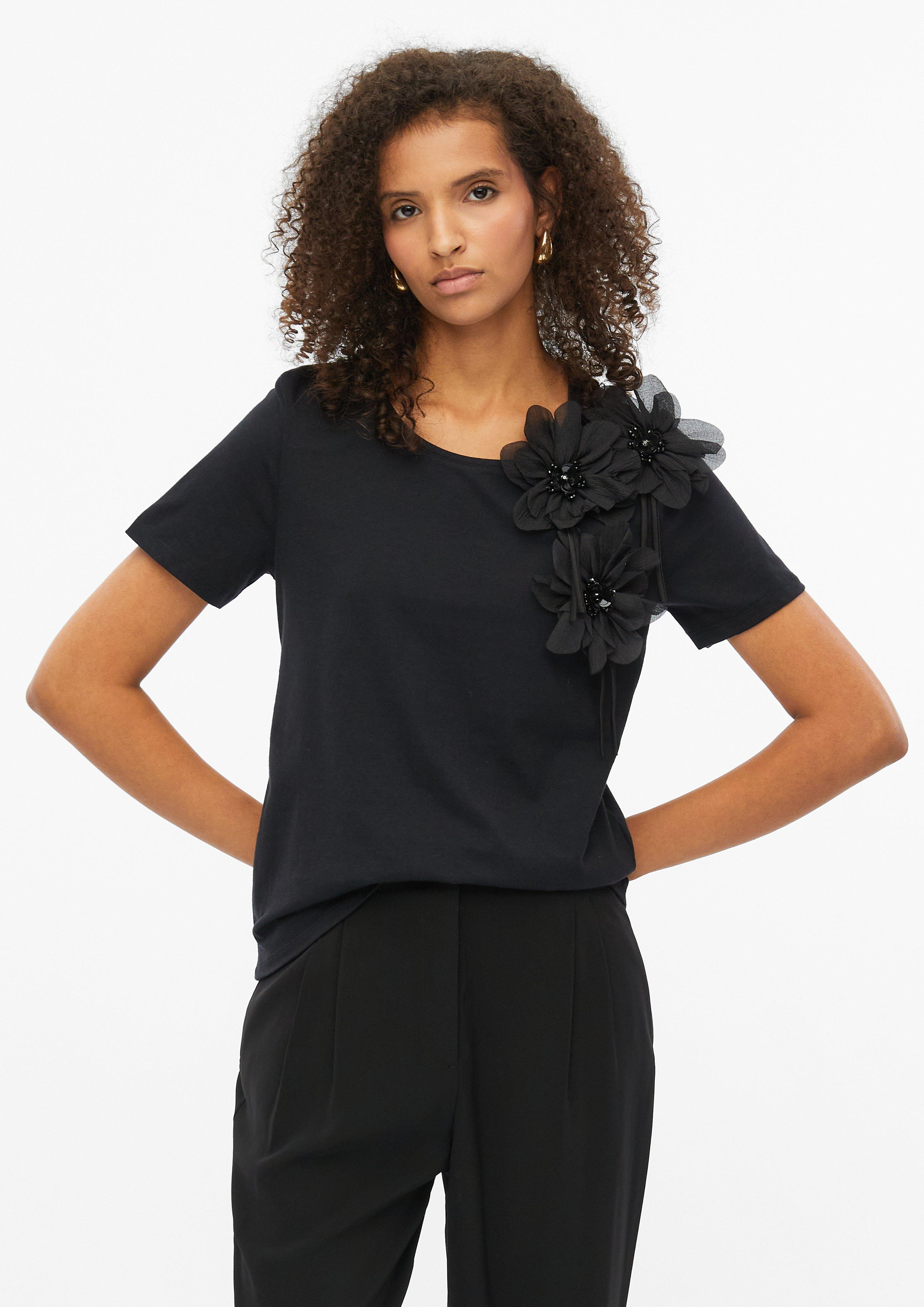 T-Shirt in Farbe schwarz von s.Oliver BLACK LABEL