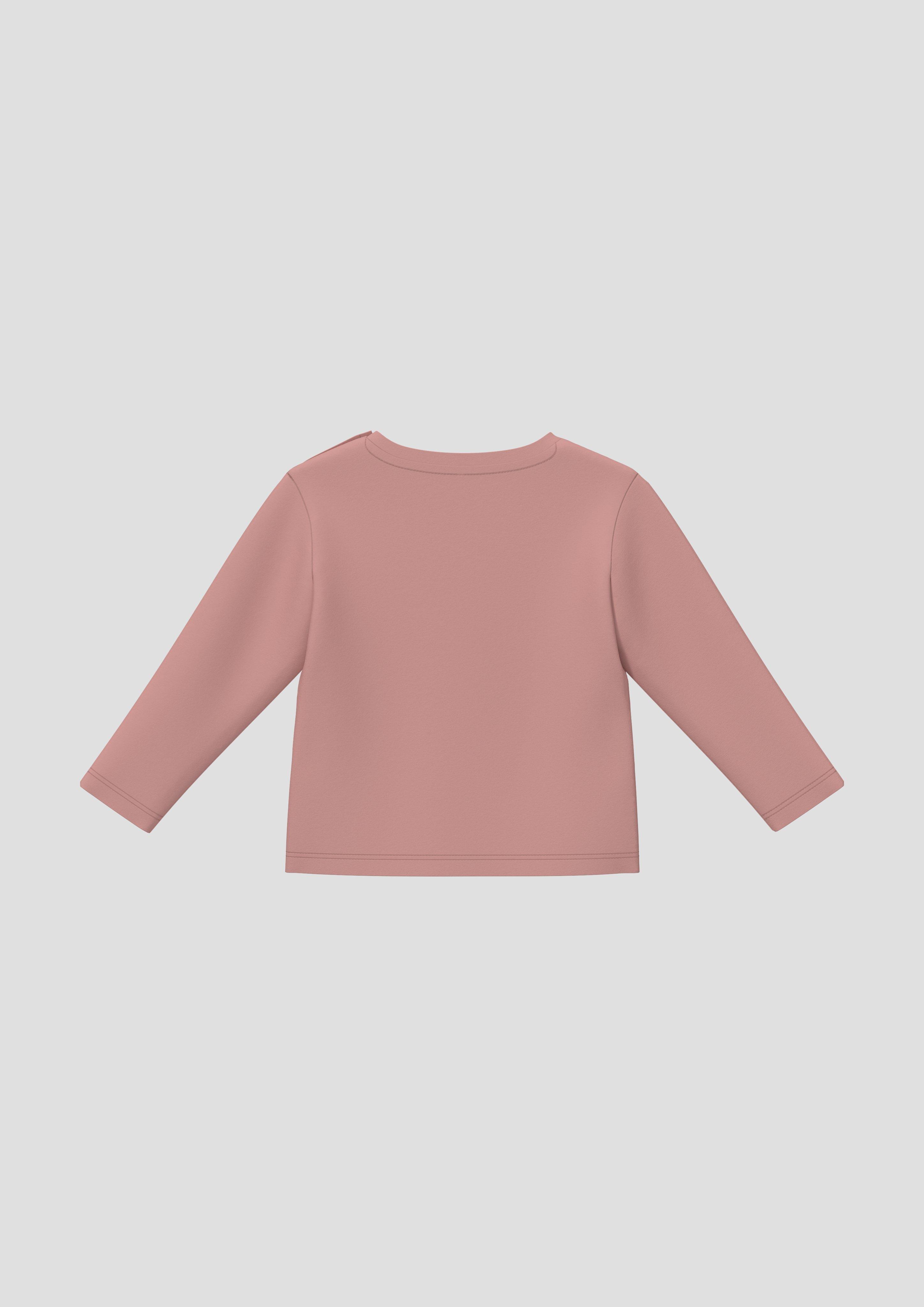 Kinder Unisex T-Shirt mit Artwork in pink von s.Oliver