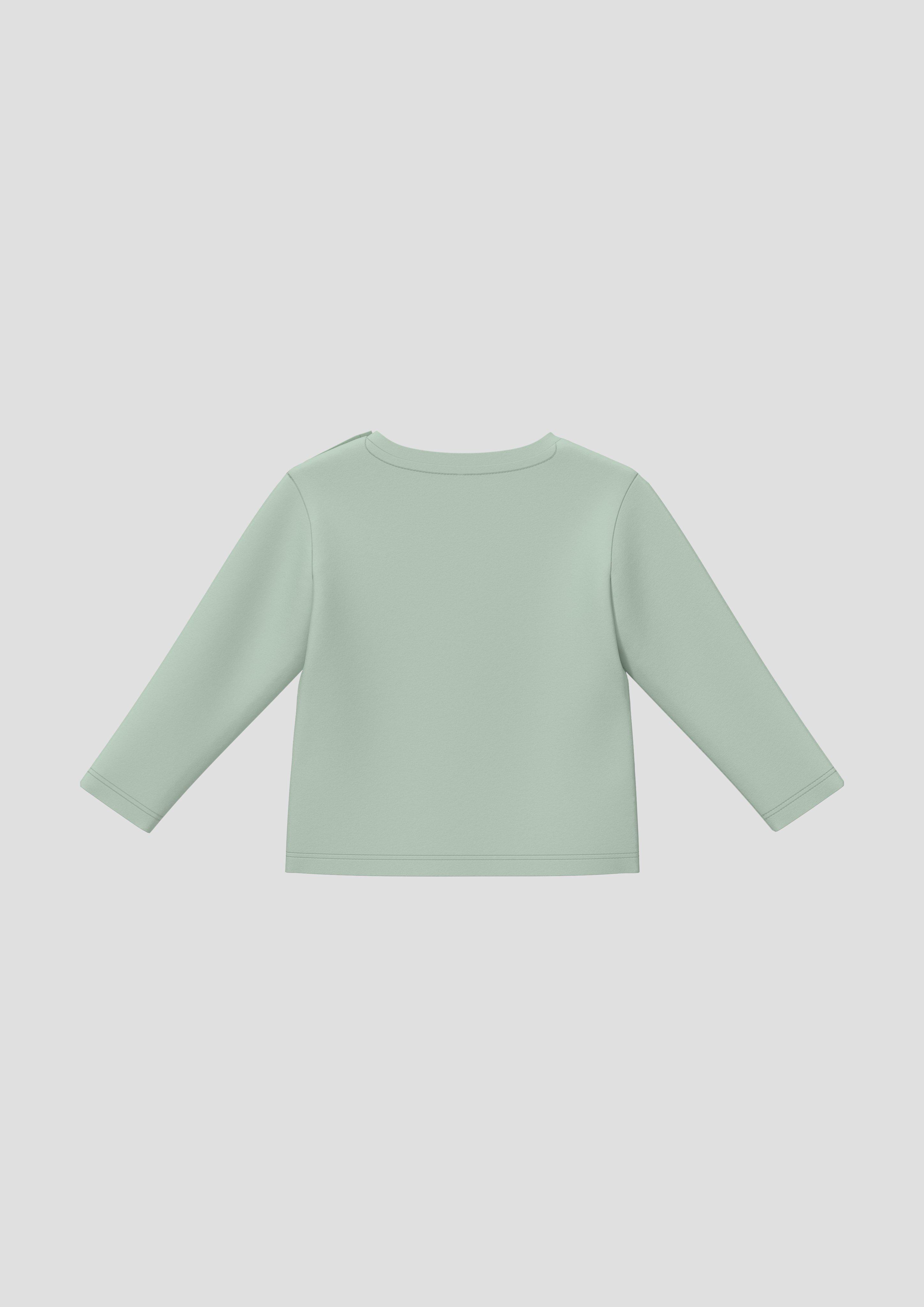 Kinder Unisex T-Shirt mit Artwork in grün von s.Oliver