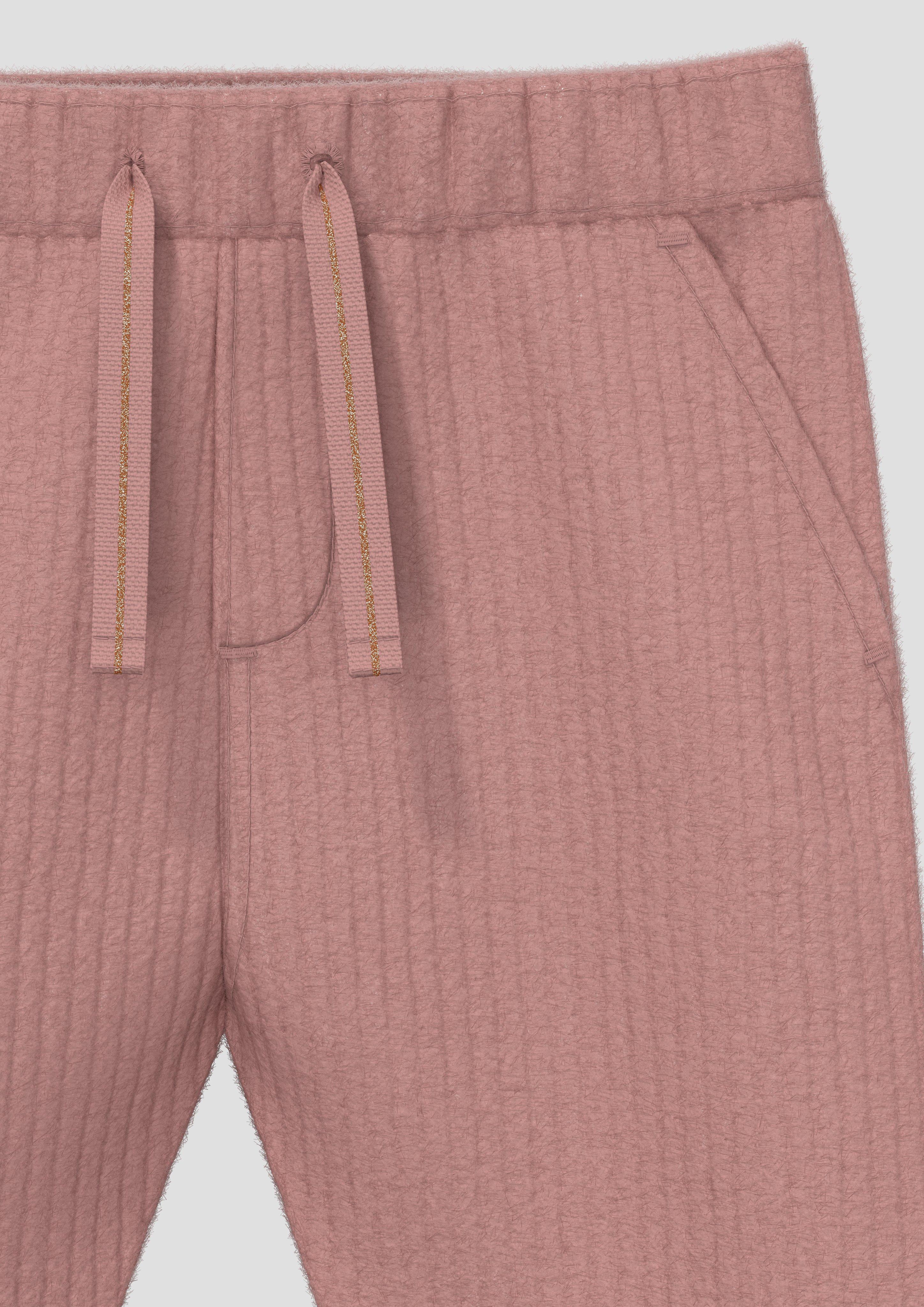 Junior Pantalon de jogging unisexe en velours côtelé doux en rose de s.Oliver