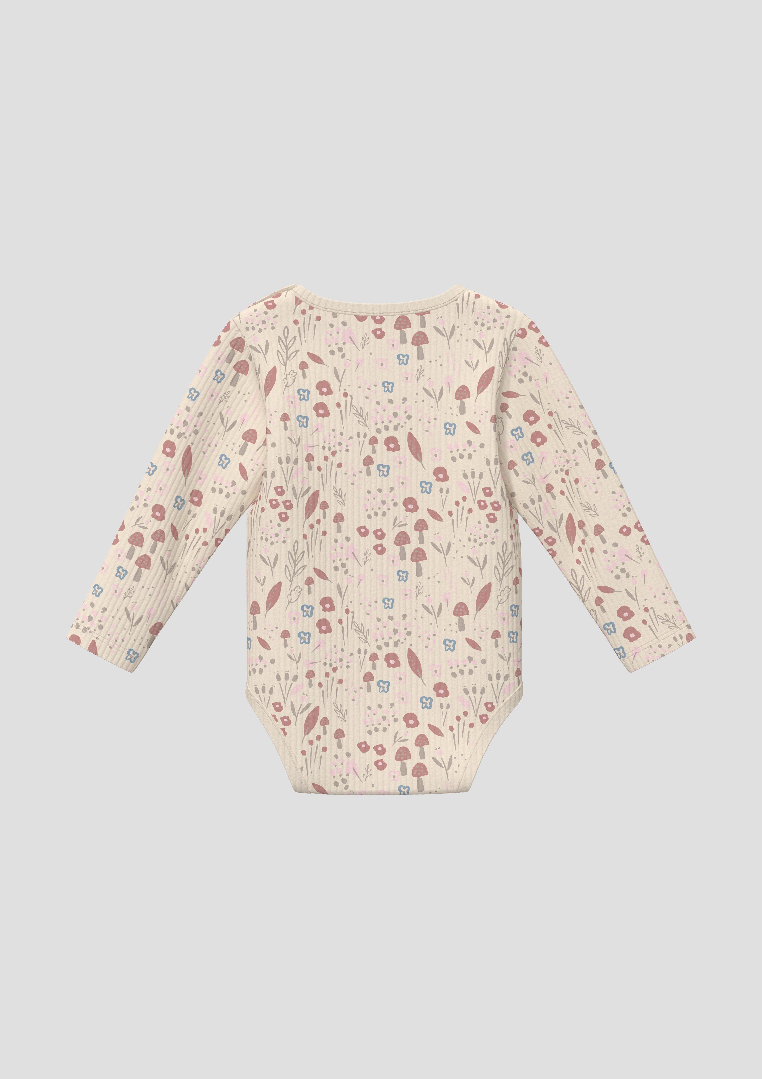 Kinder Weicher Unisex Body mit Rippstruktur in beige von s.Oliver