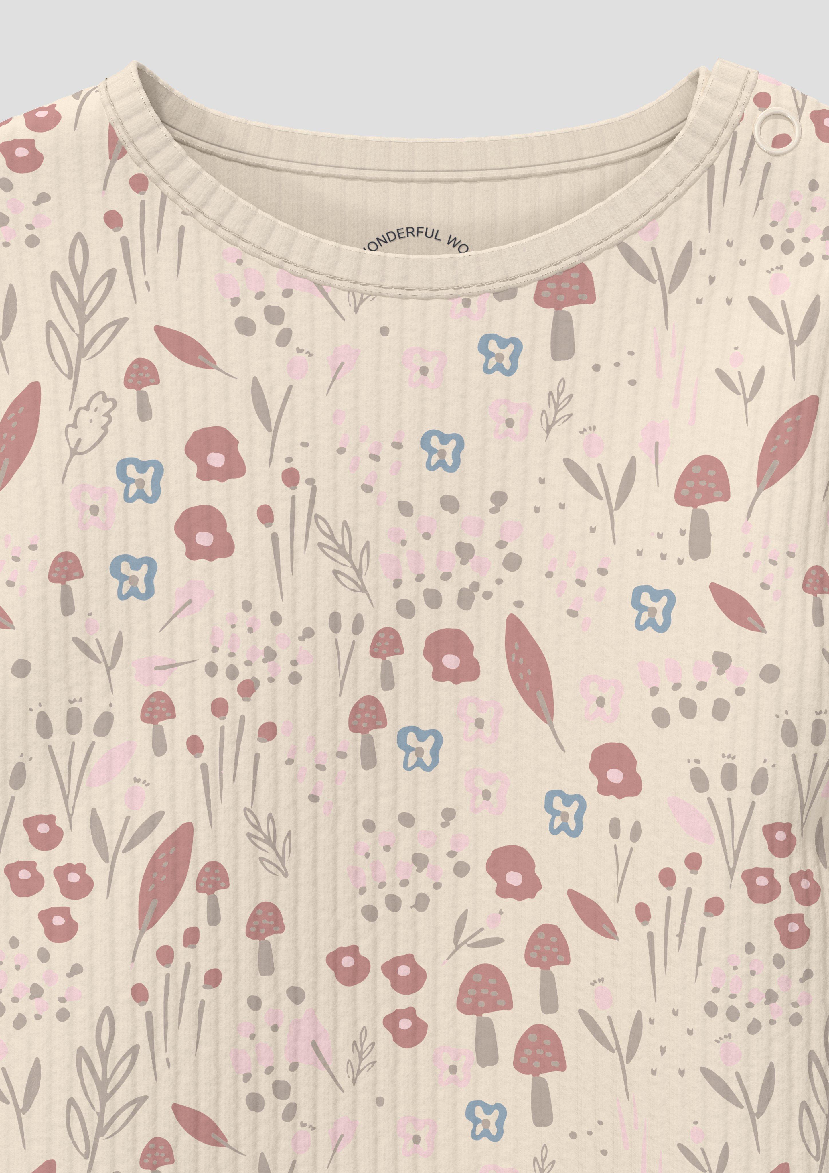 Kinder Weicher Unisex Body mit Rippstruktur in beige von s.Oliver