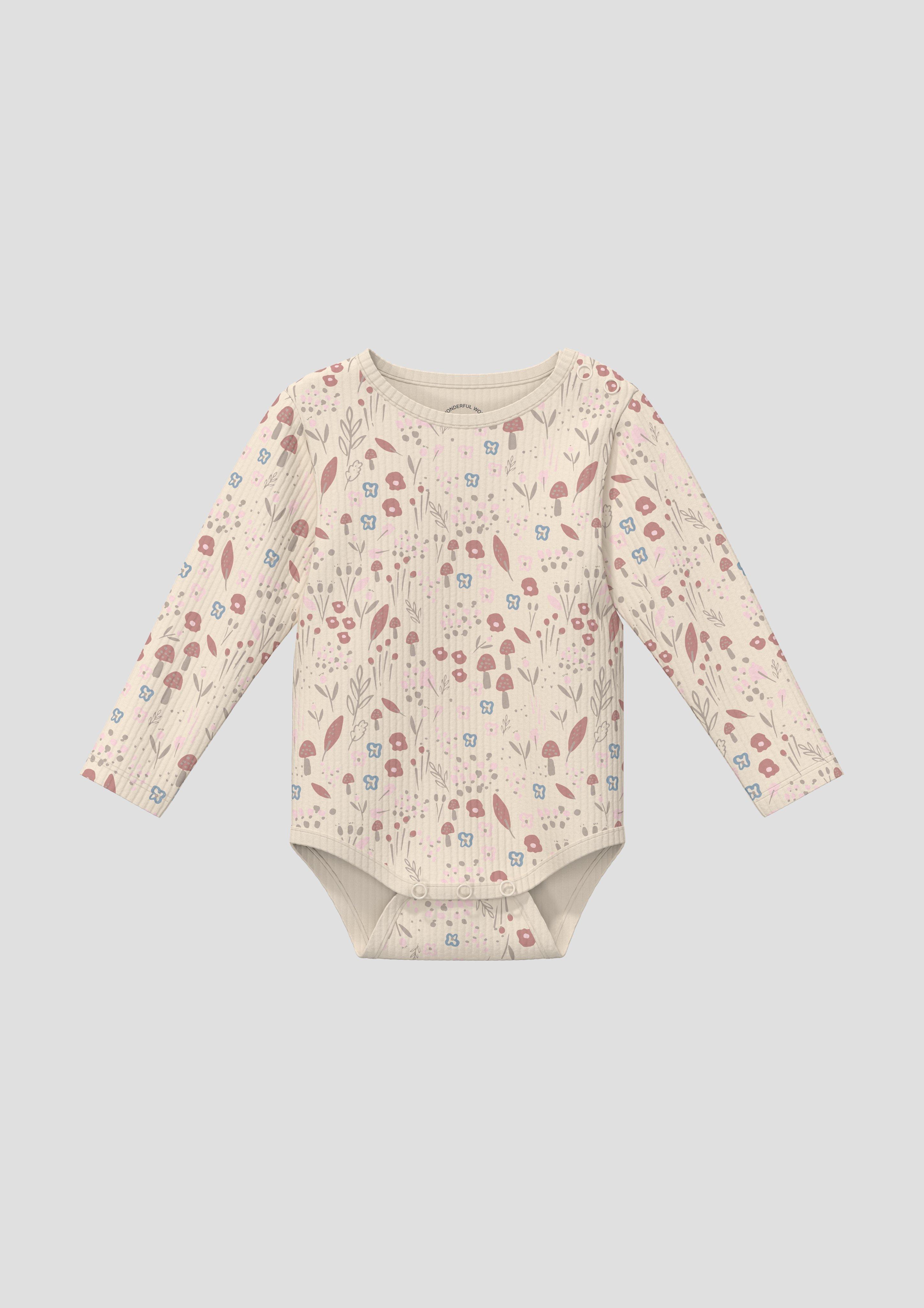 Weicher Unisex Body mit Rippstruktur in Farbe helles beige von s.Oliver