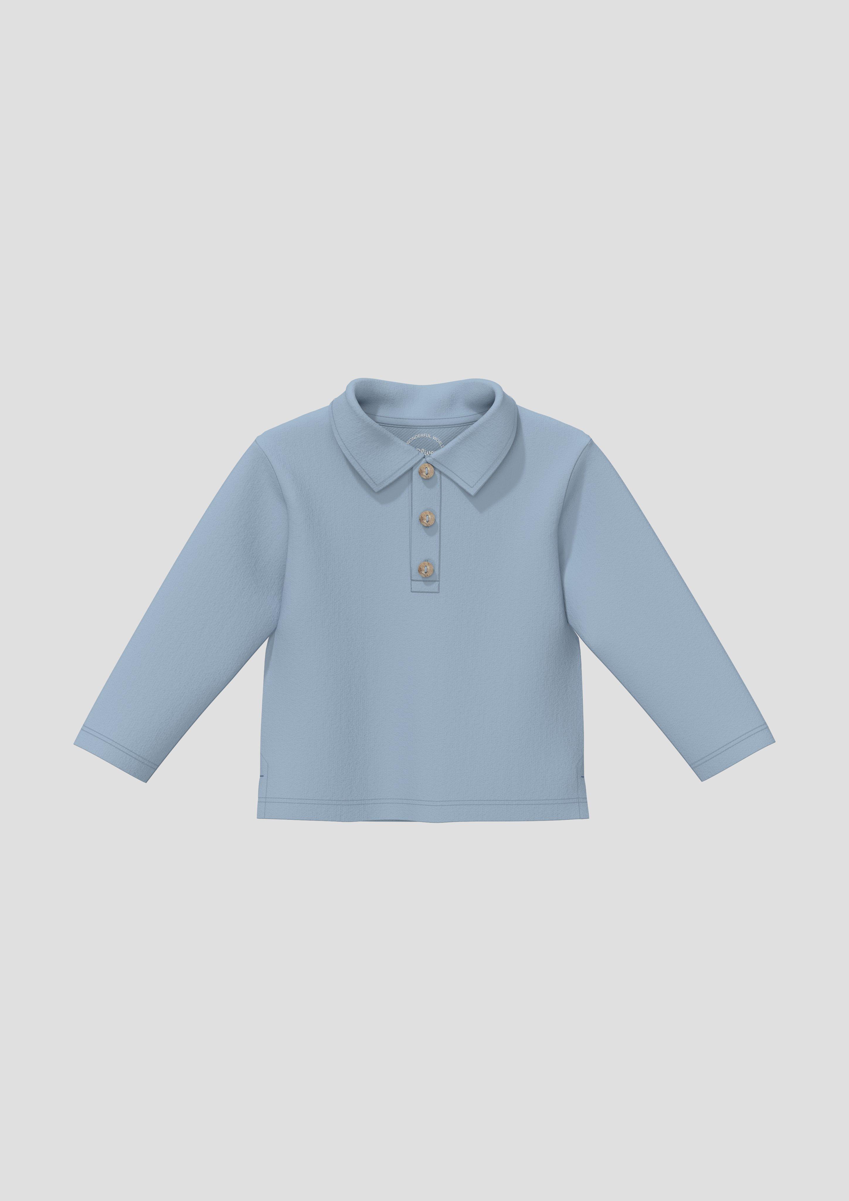 Otroci Polo majica v barvi modra od s.Oliver